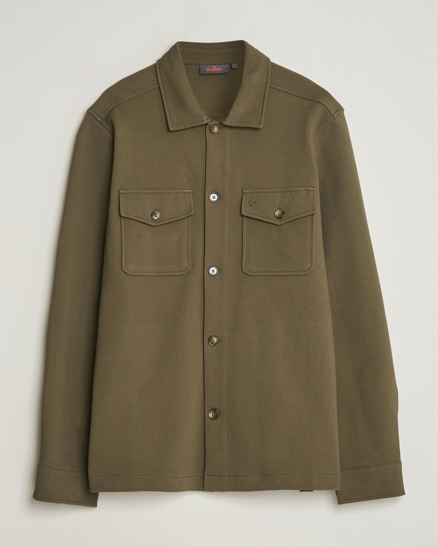 Hombres | Camisas | Morris | Andrew Jersey Overshirt Olive