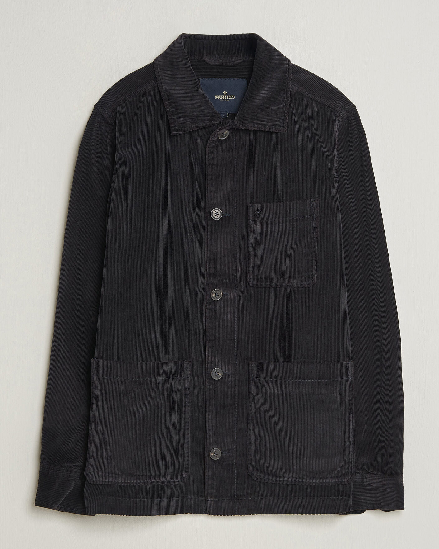 Hombres | Camisas | Morris | Fenix Cord Shirt Jacket Blue