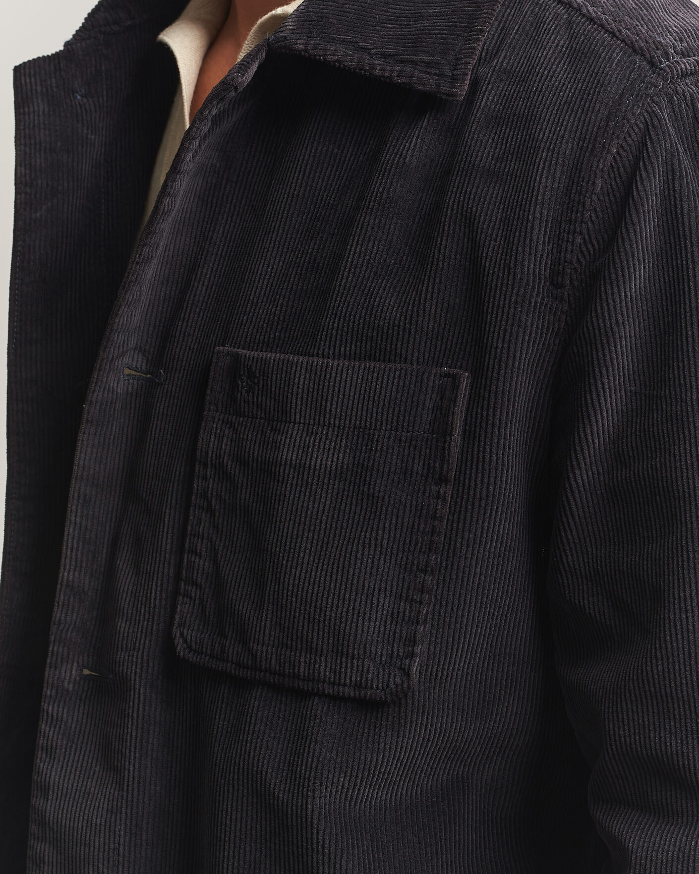 Hombres | Camisas | Morris | Fenix Cord Shirt Jacket Blue