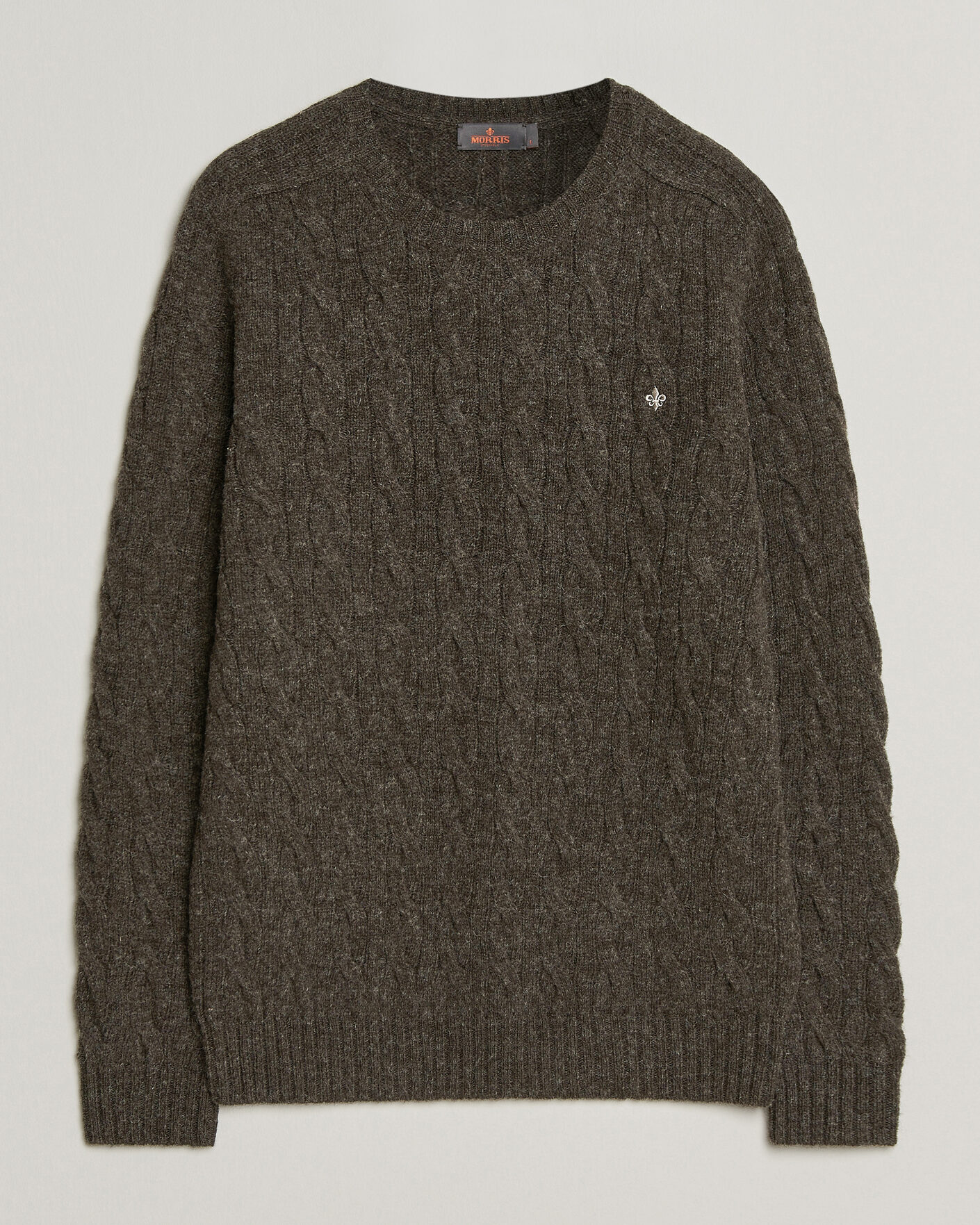 Hombres | Jerséis y prendas de punto | Morris | Archard Cable Sweater Brown