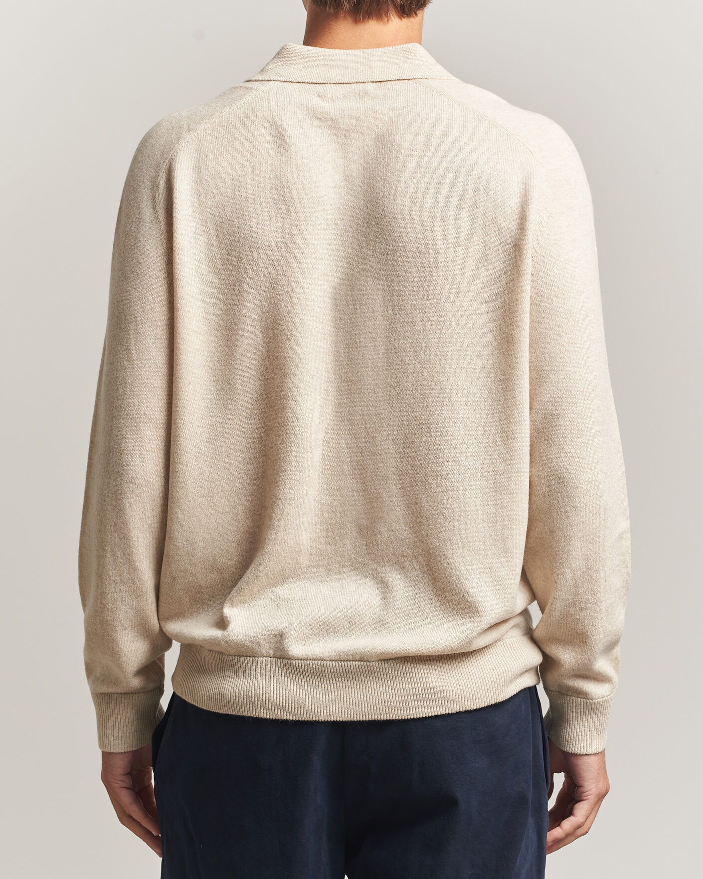 Hombres | Jerséis y prendas de punto | Morris | Wilfred Cashmere Resort Polo Off White