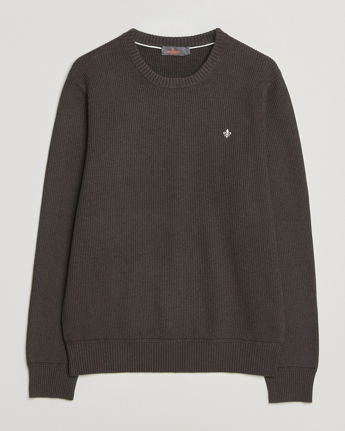 Hombres | Jerséis y prendas de punto | Morris | Colin O-Neck Brown