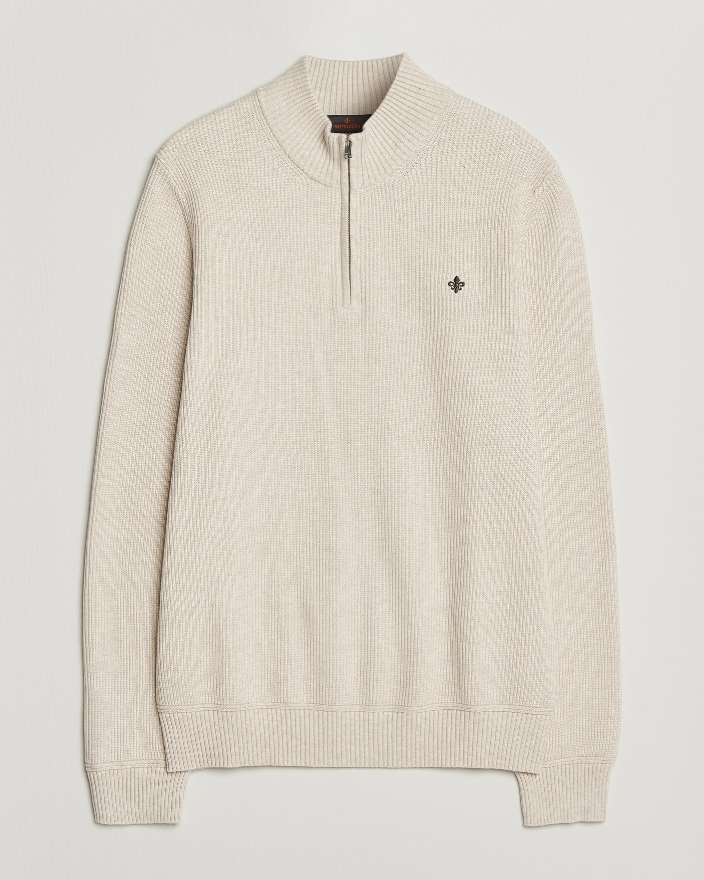 Hombres | Jerséis y prendas de punto | Morris | Colin Half Zip Khaki