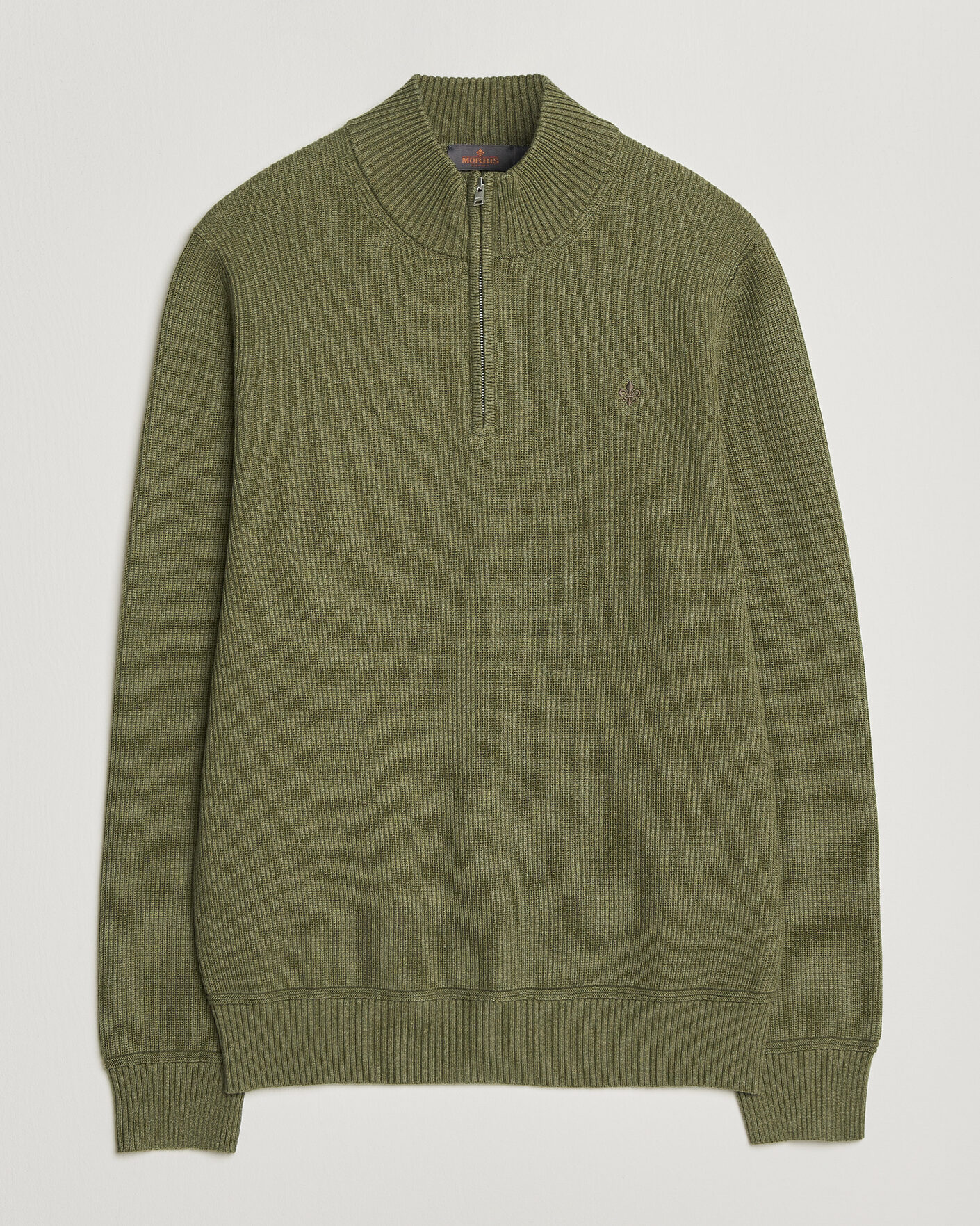 Hombres | Jerséis y prendas de punto | Morris | Colin Half Zip Olive