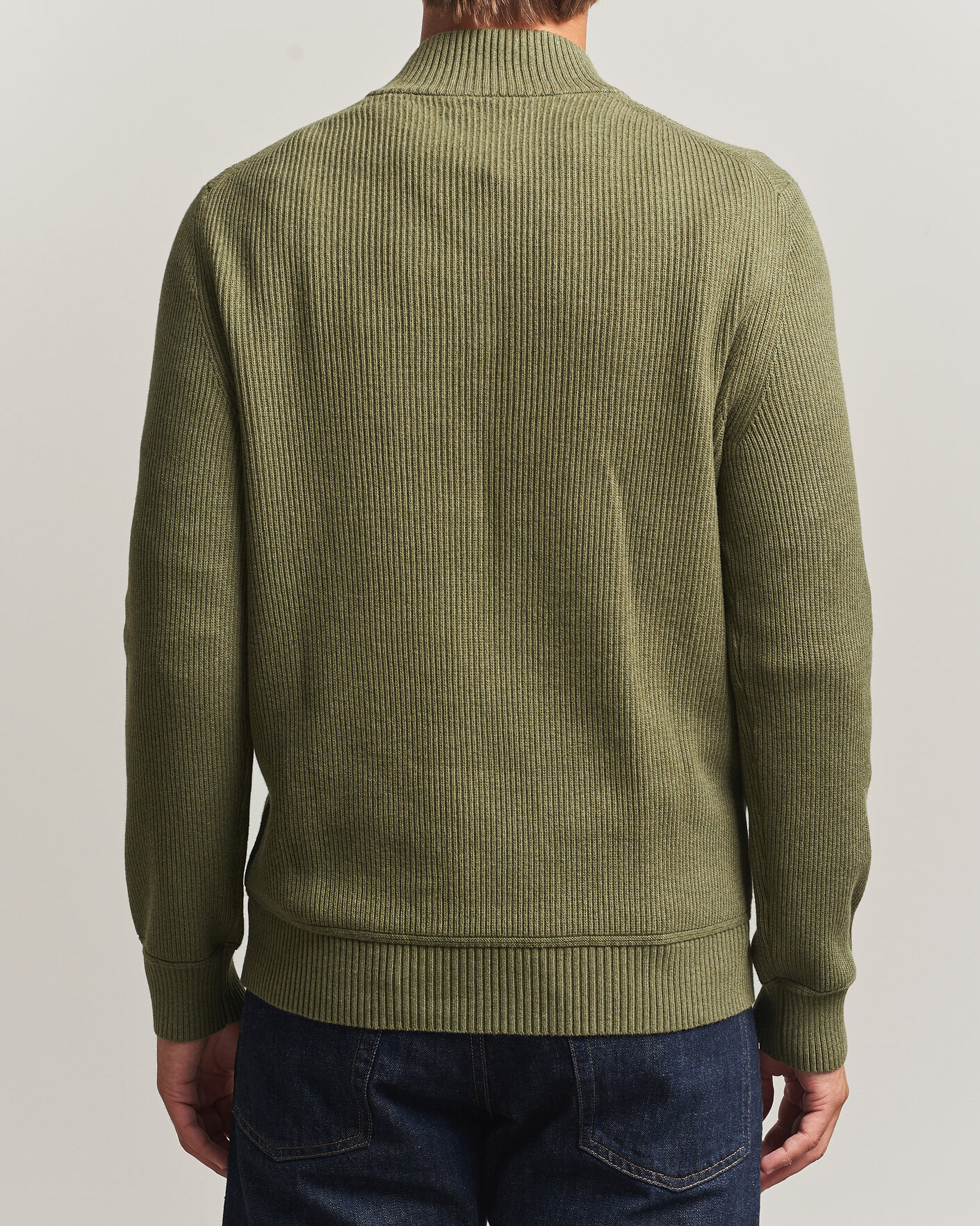Hombres | Jerséis y prendas de punto | Morris | Colin Half Zip Olive