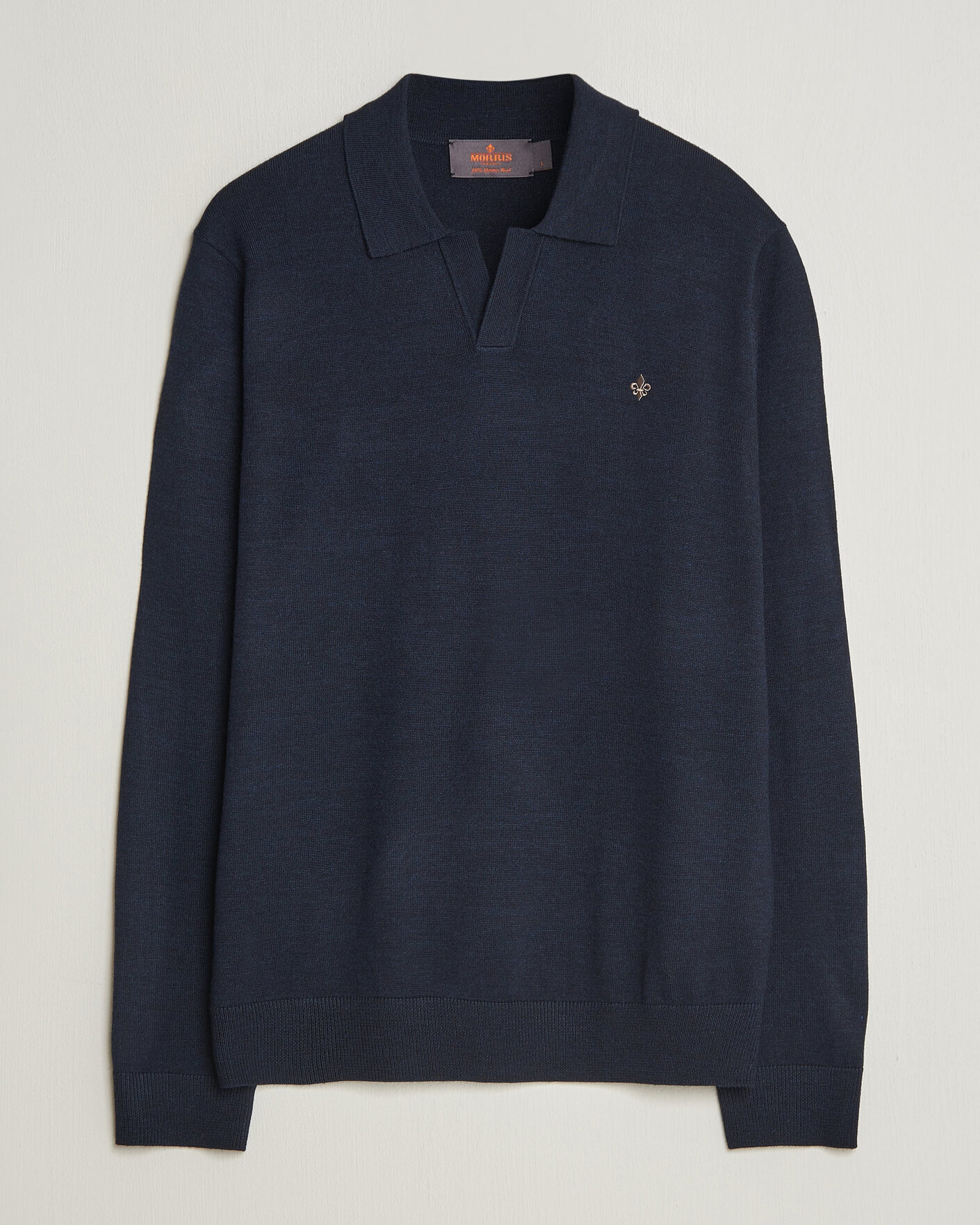 Hombres | Jerséis y prendas de punto | Morris | Merino Resort Polo Navy