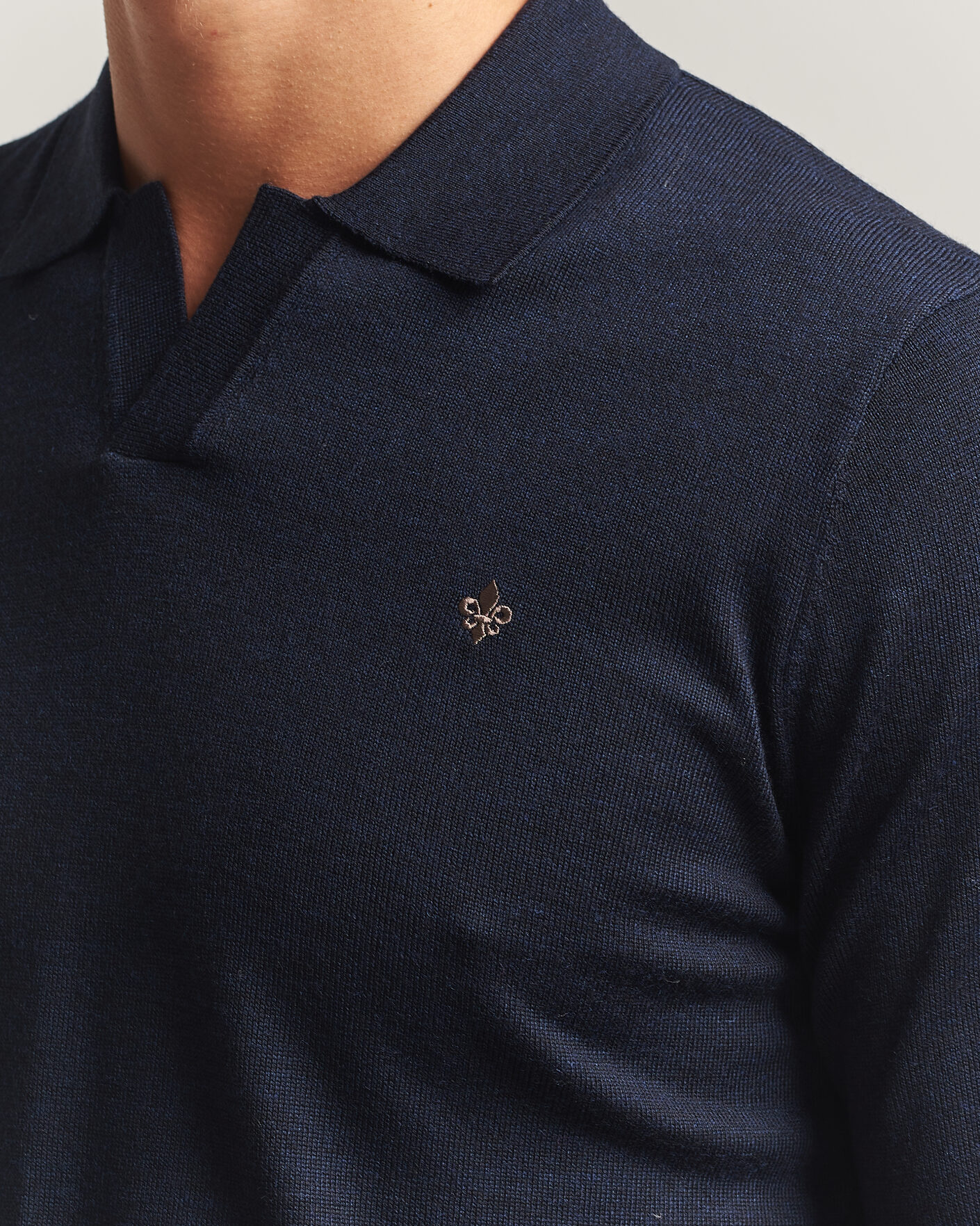 Hombres | Jerséis y prendas de punto | Morris | Merino Resort Polo Navy