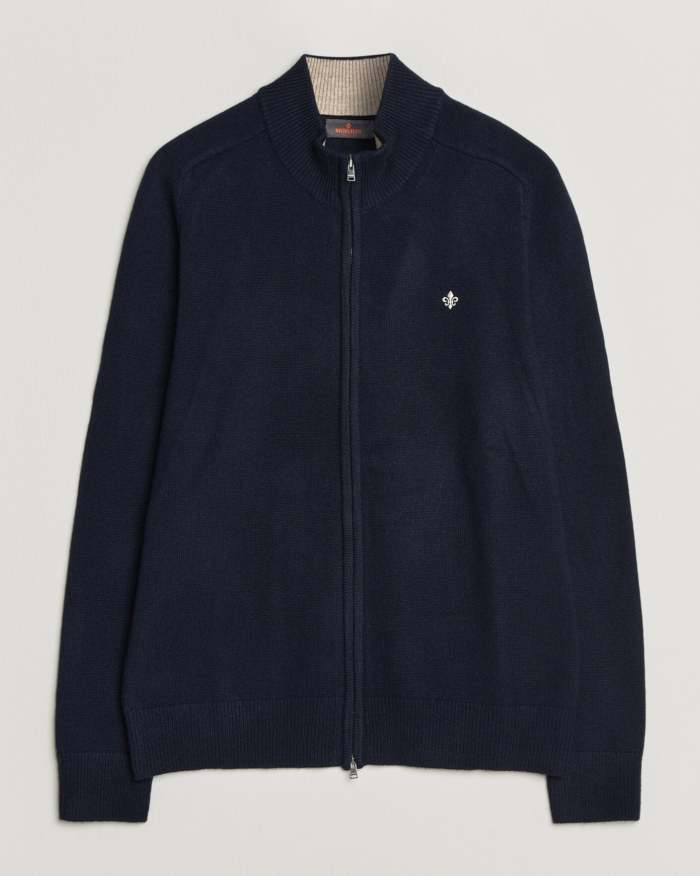 Hombres | Jerséis y prendas de punto | Morris | Hertford Zip Cardigan Navy