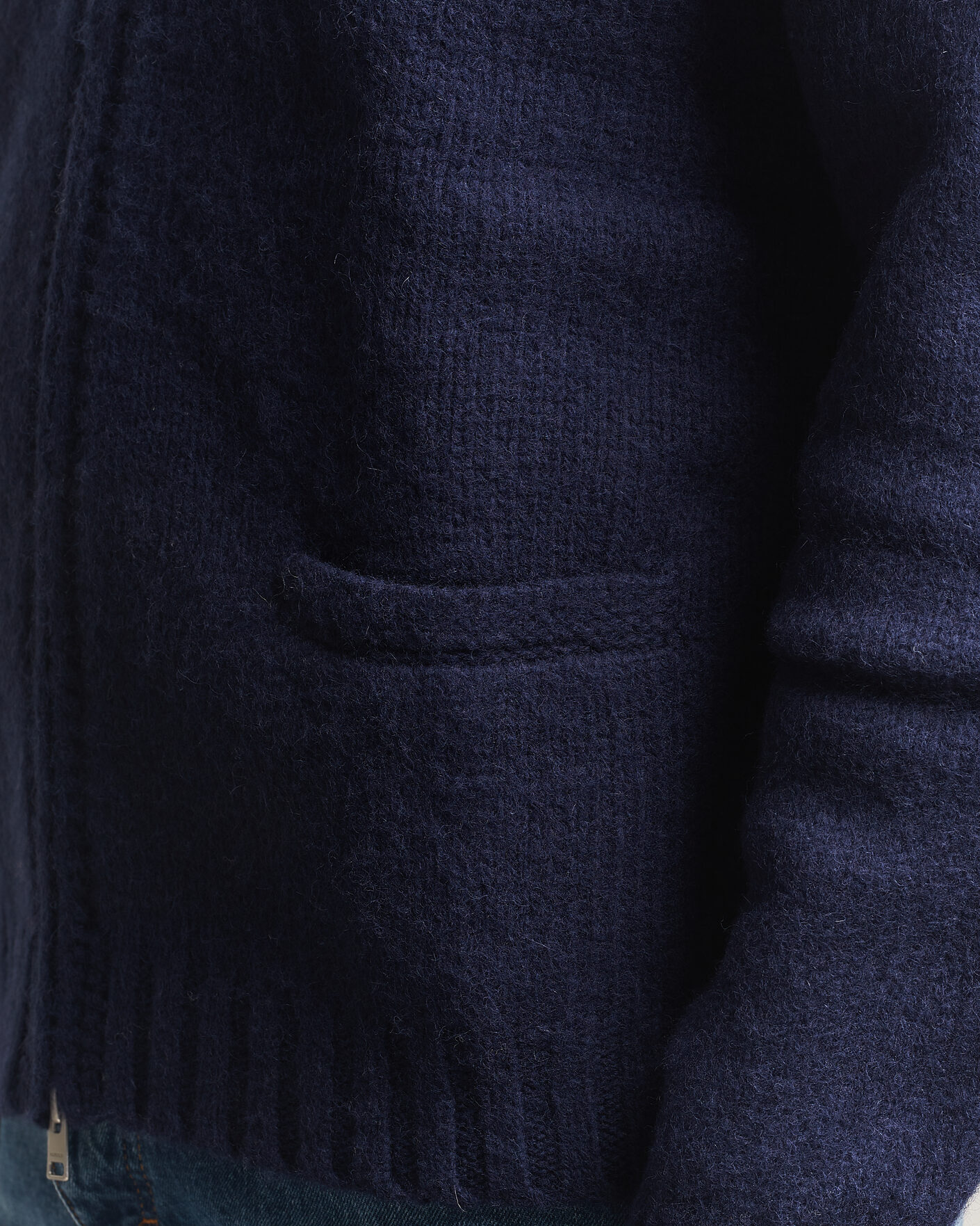Hombres | Jerséis y prendas de punto | Morris | Boyd Zip Cardigan Navy