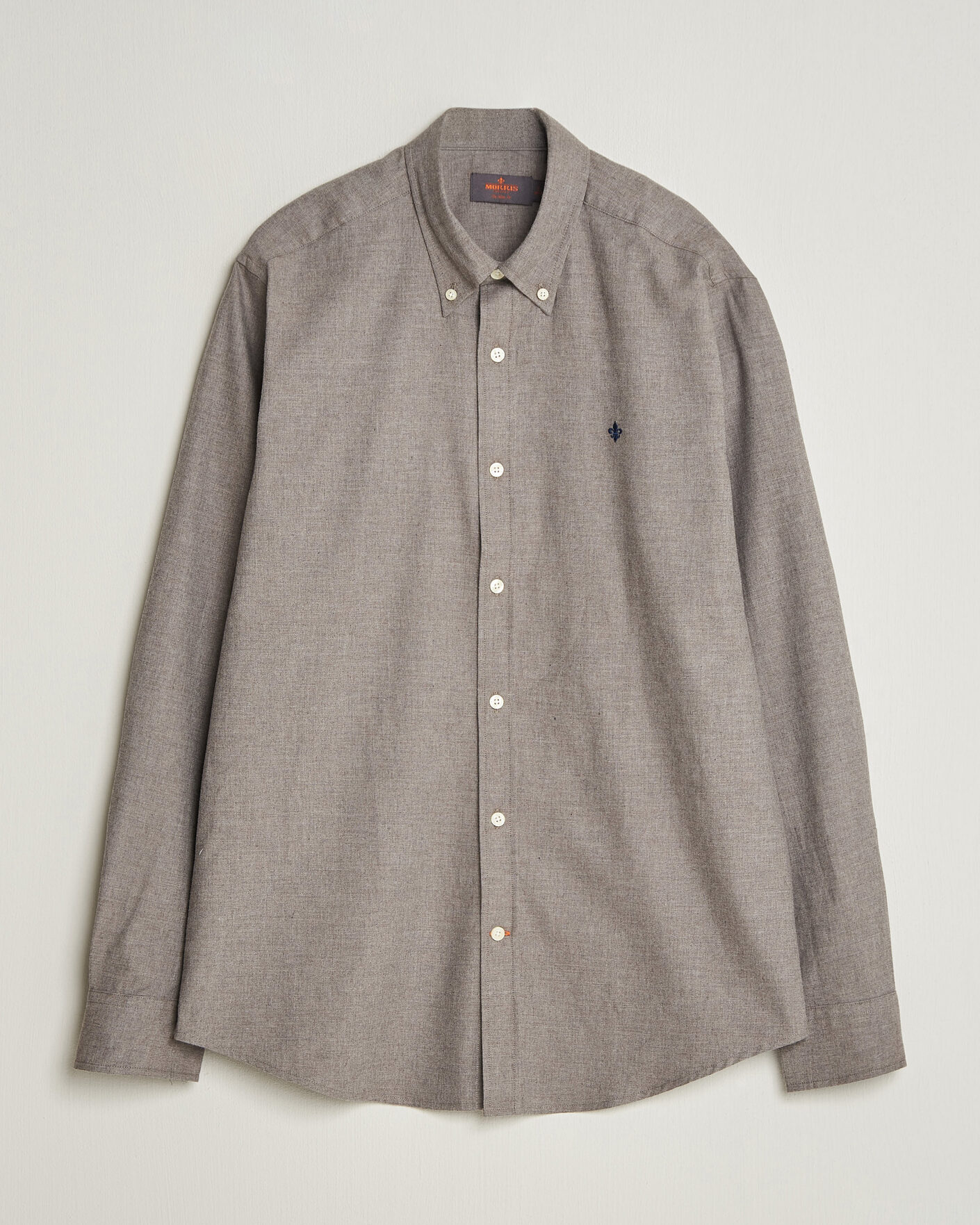 Hombres | Camisas | Morris | Watts Flannel Shirt Grey