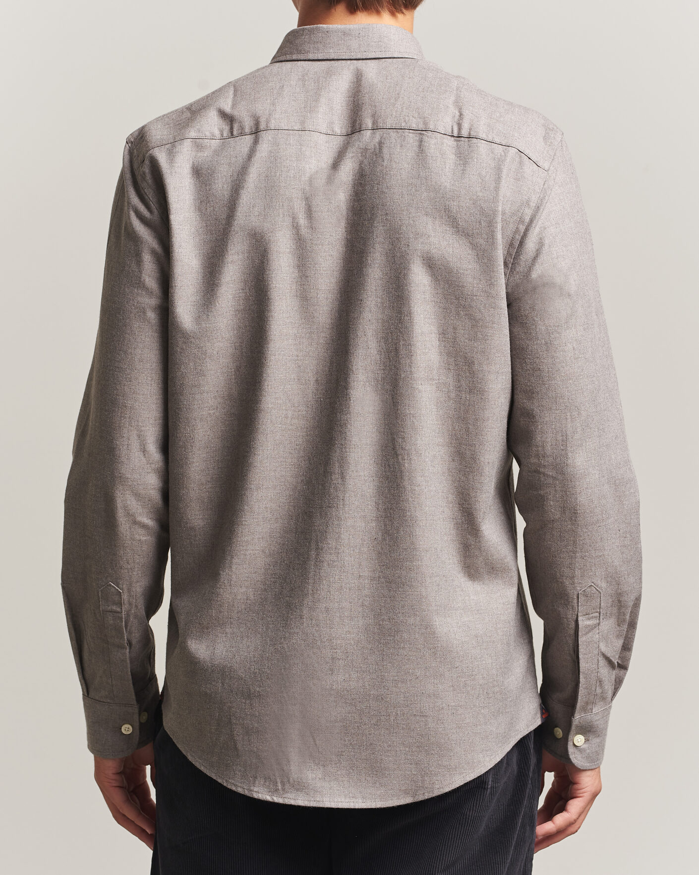 Hombres | Camisas | Morris | Watts Flannel Shirt Grey