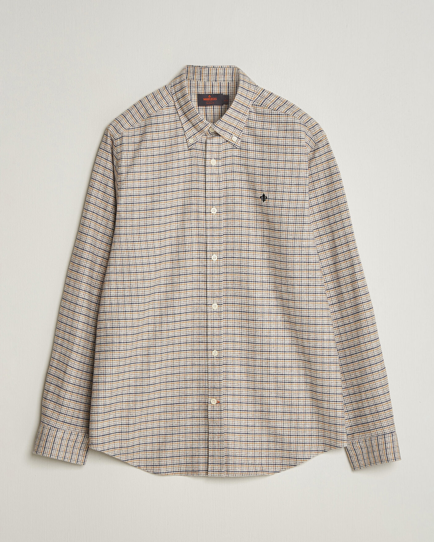 Hombres | Camisas | Morris | Flannel Mouliné Shirt Khaki