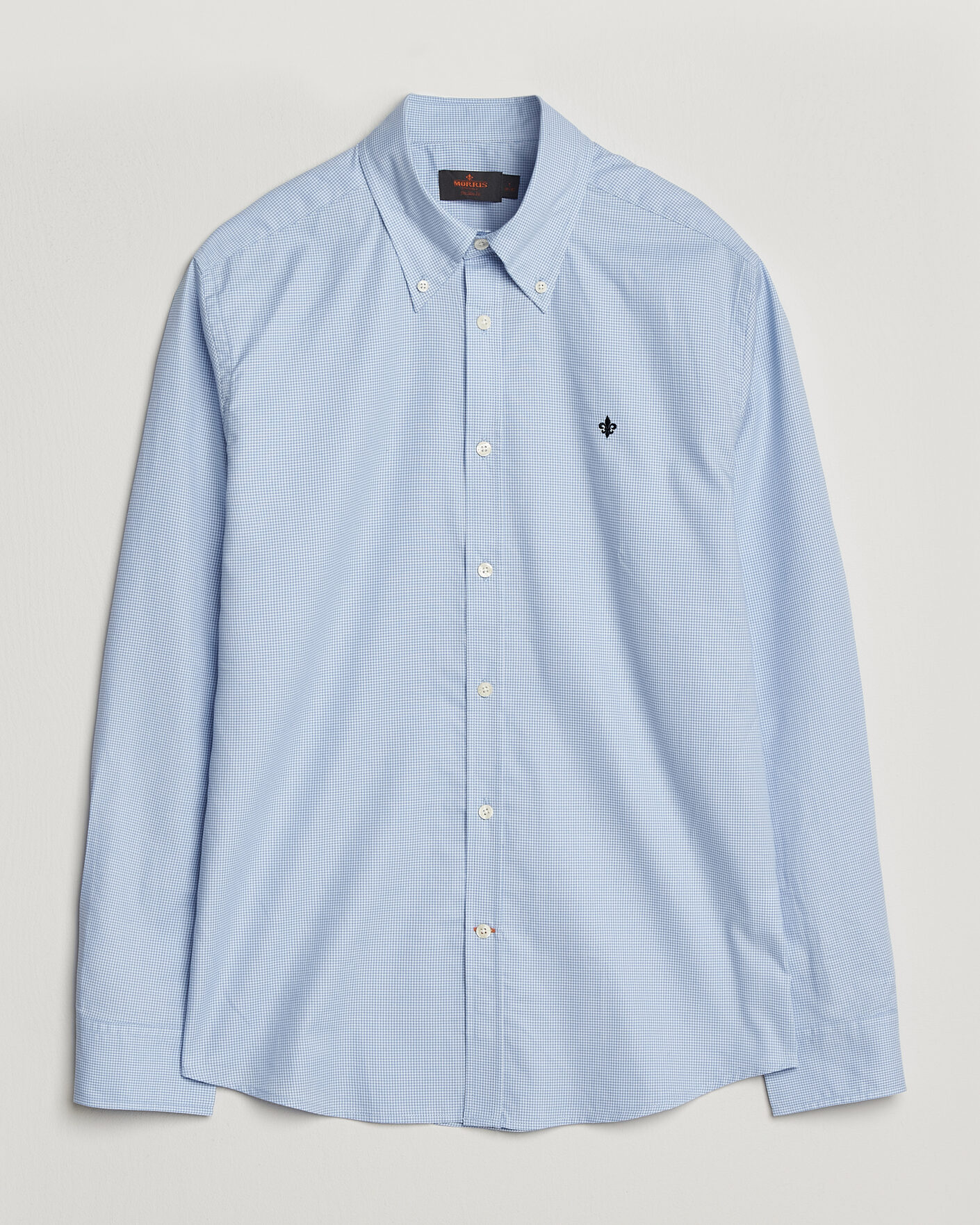 Hombres | Camisas | Morris | Fine Oxford Shirt Light Blue