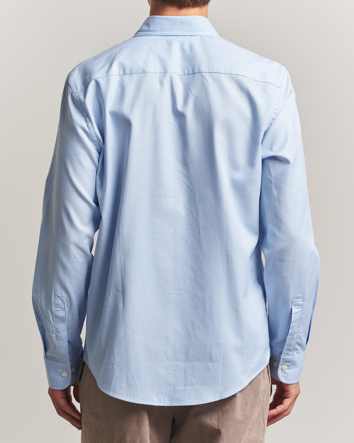 Hombres | Camisas | Morris | Fine Oxford Shirt Light Blue