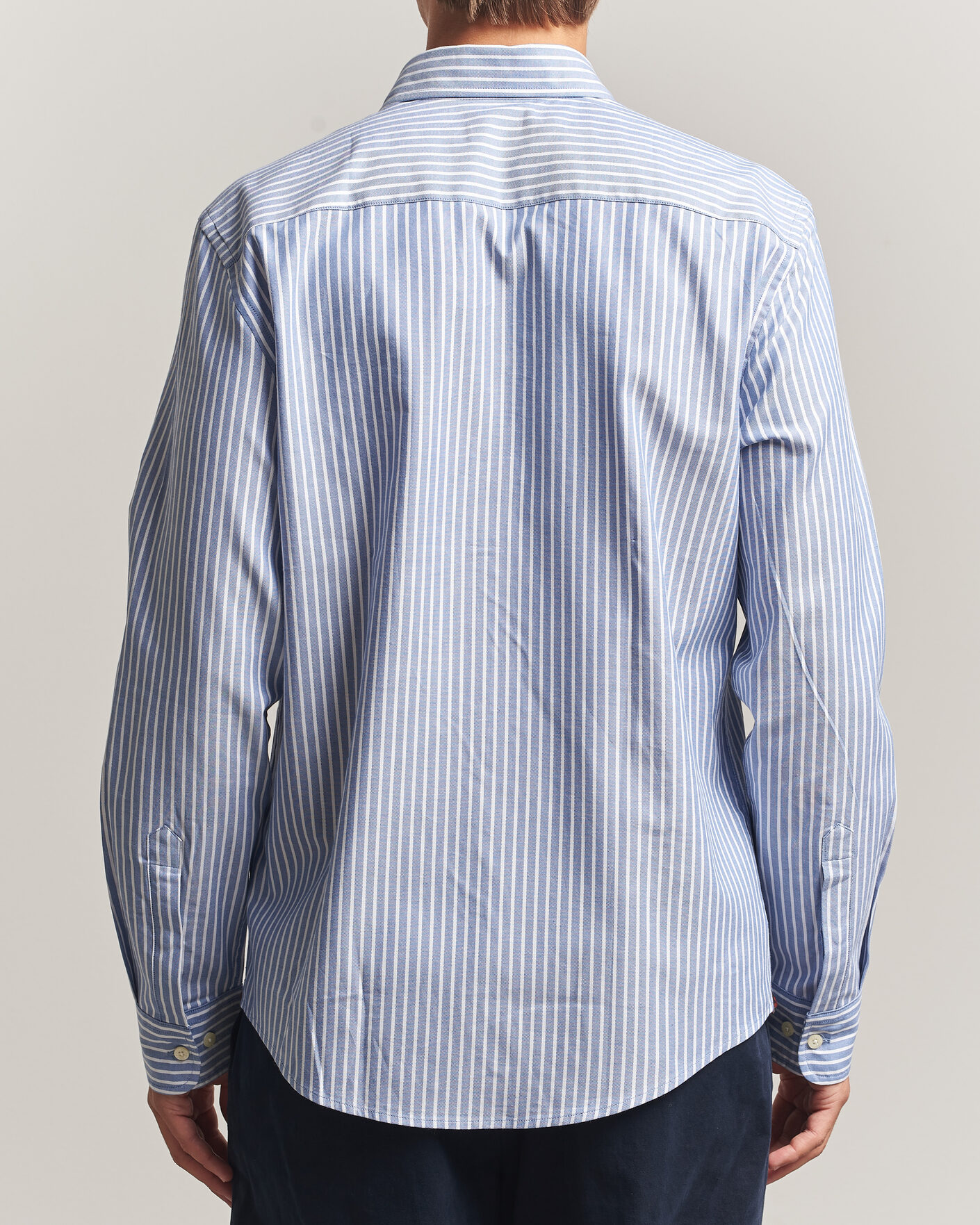 Hombres | Camisas | Morris | Fine Oxford Shirt Blue