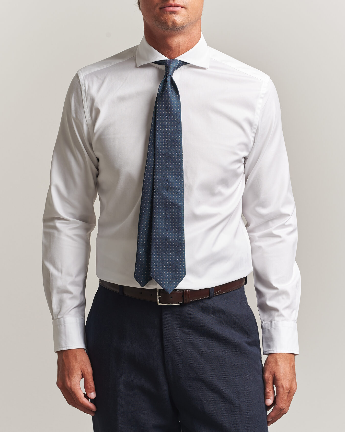 Hombres | Camisas | Morris | Twill Shirt White