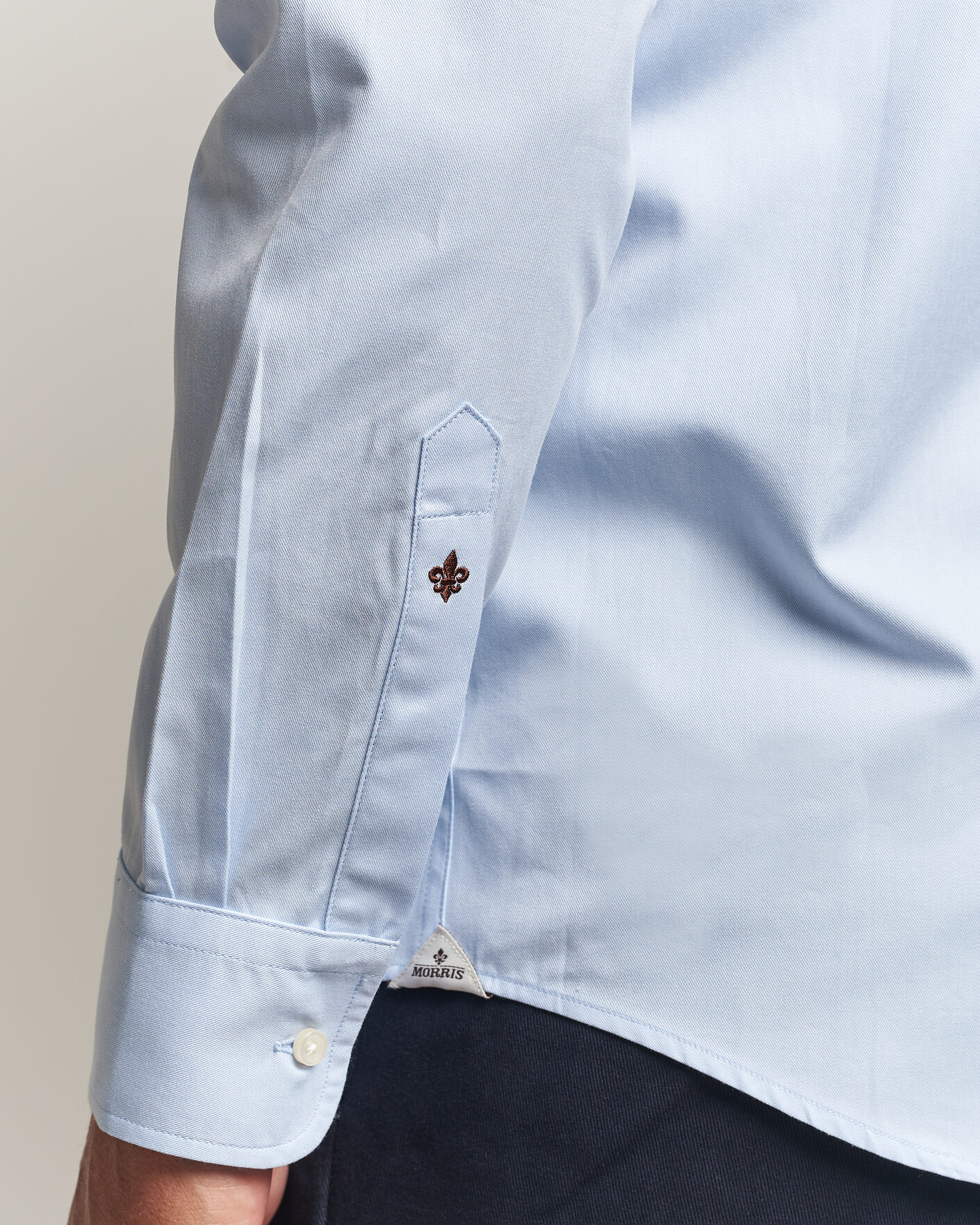 Hombres | Camisas | Morris | Twill Shirt Light Blue