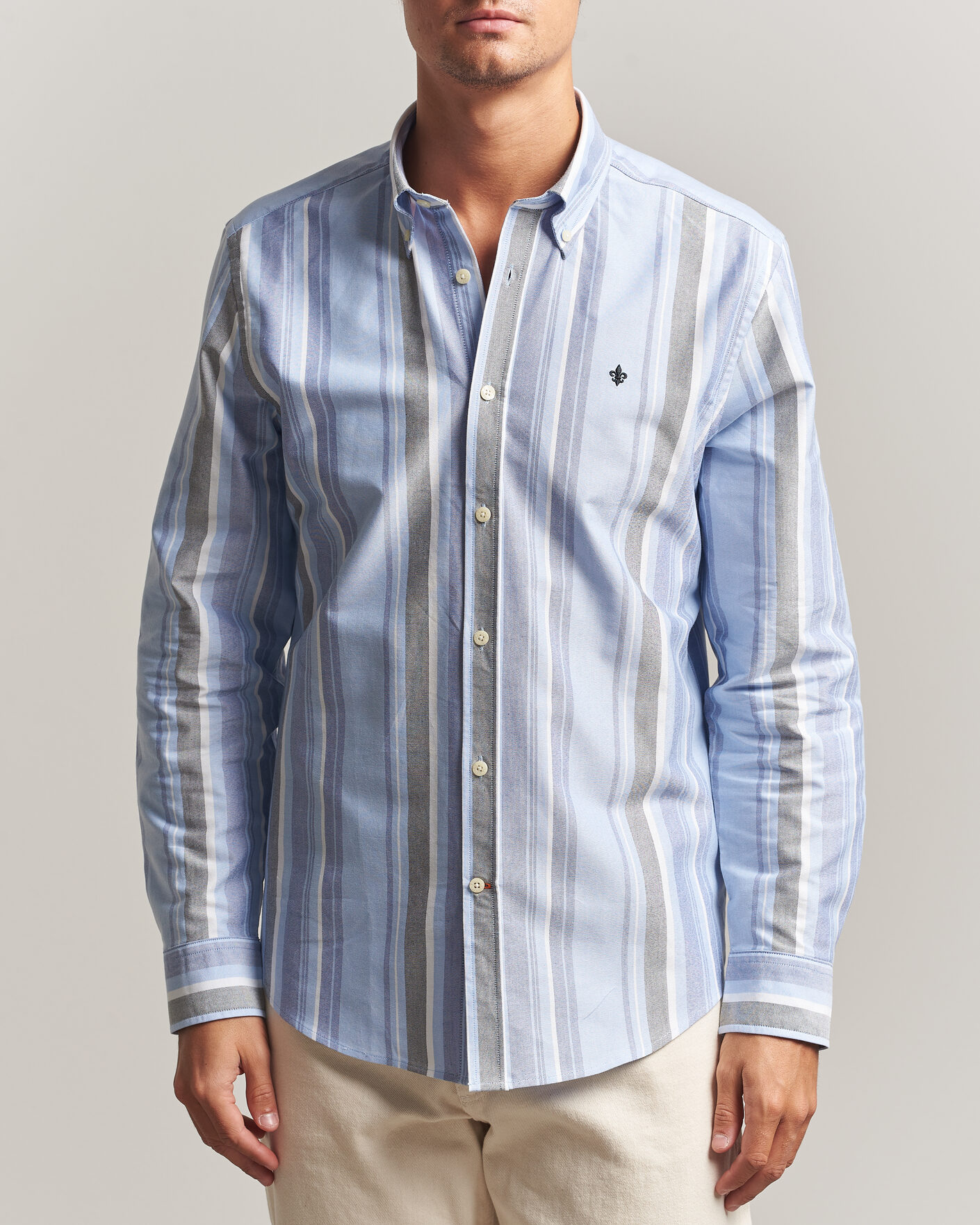 Hombres | Camisas | Morris | Happy Oxford Shirt Blue