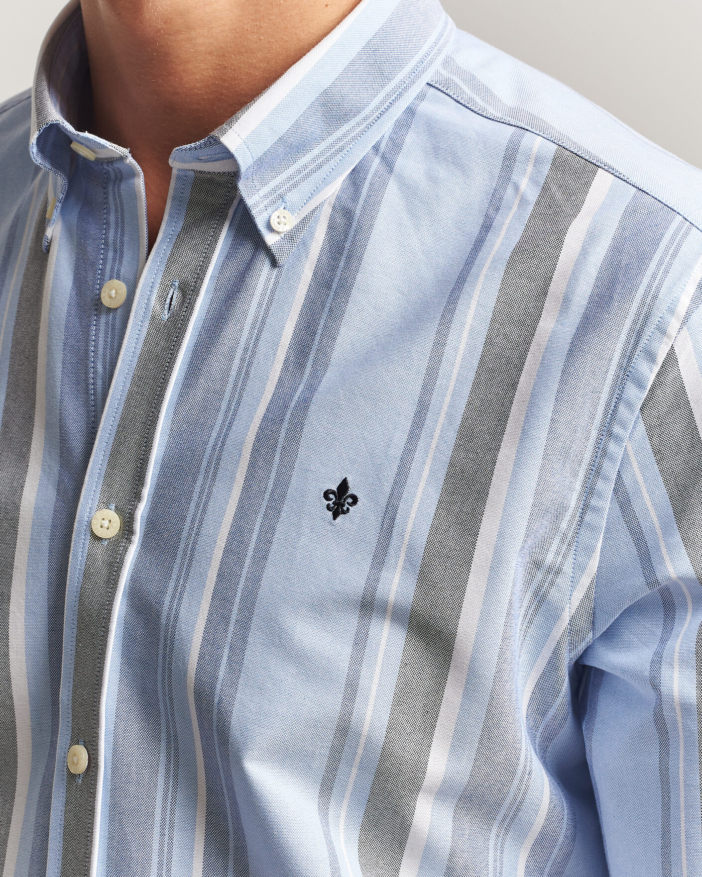 Hombres | Camisas | Morris | Happy Oxford Shirt Blue