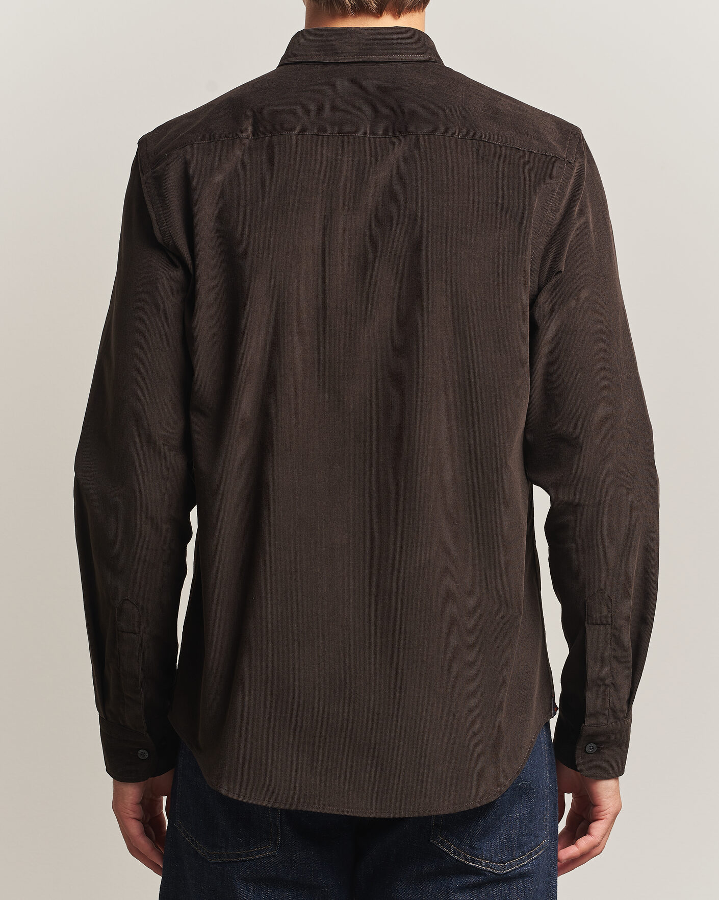 Hombres | Camisas | Morris | Douglas Cord Shirt Brown