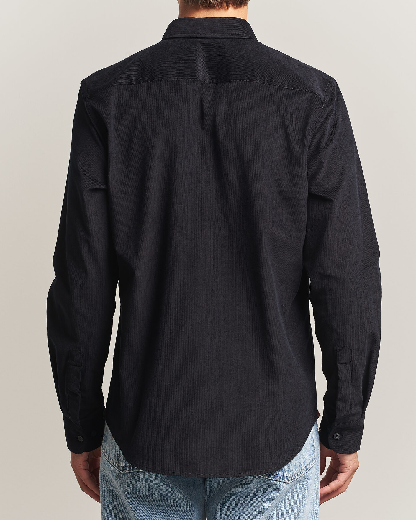 Hombres | Camisas | Morris | Douglas Cord Shirt Grey