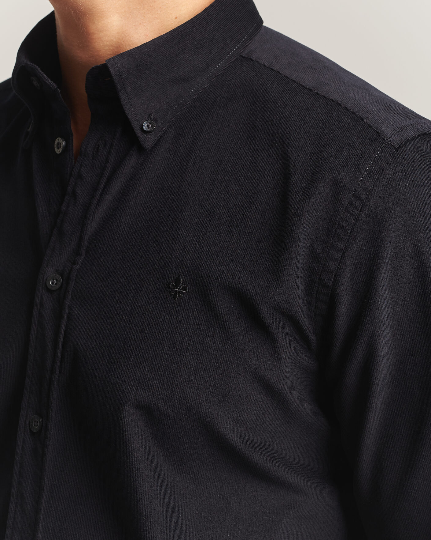 Hombres | Camisas | Morris | Douglas Cord Shirt Grey