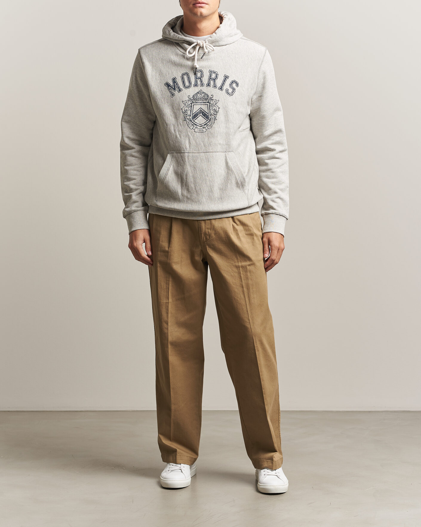 Hombres | Jerséis y prendas de punto | Morris | Darrow Hoodie Grey
