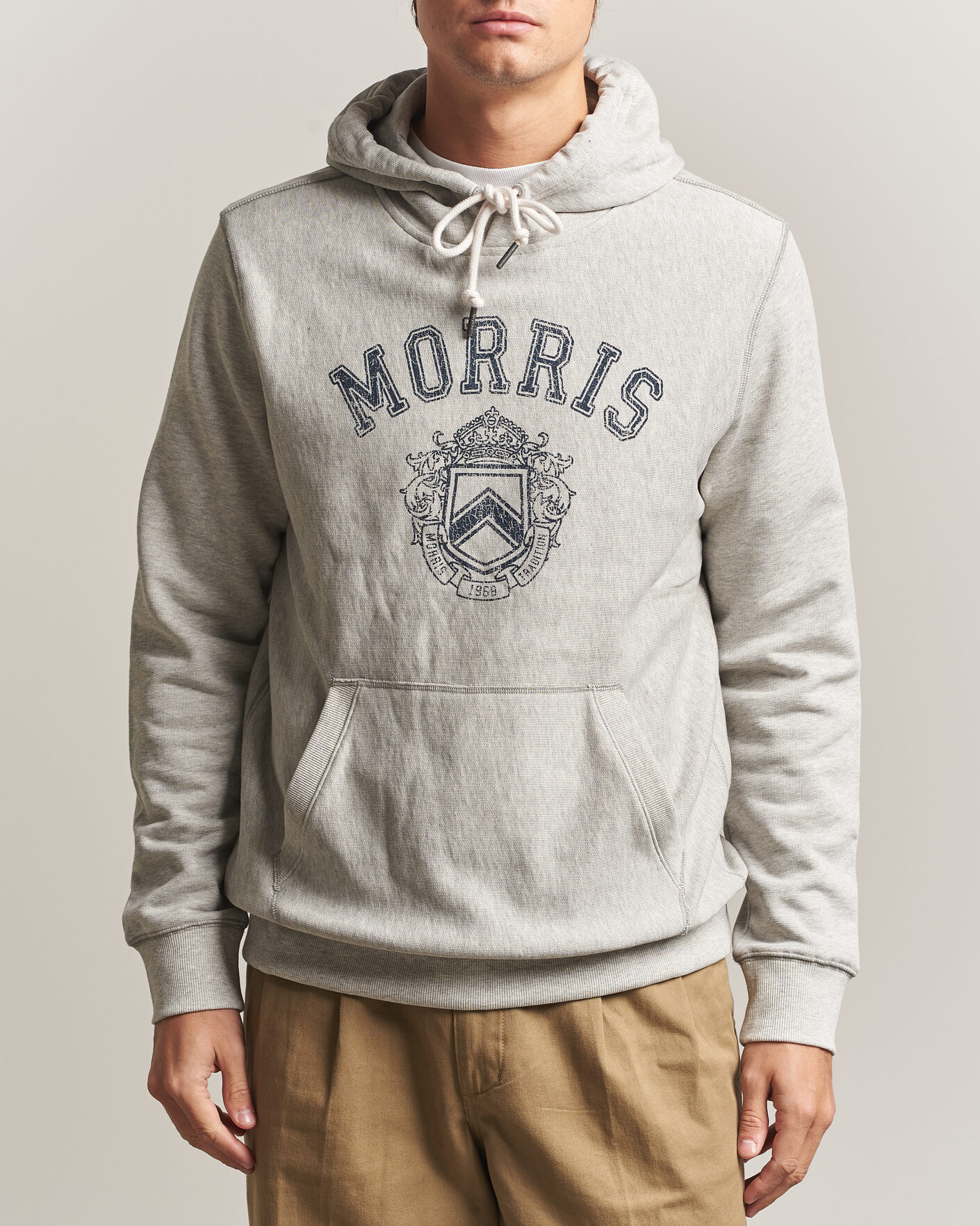 Hombres | Jerséis y prendas de punto | Morris | Darrow Hoodie Grey