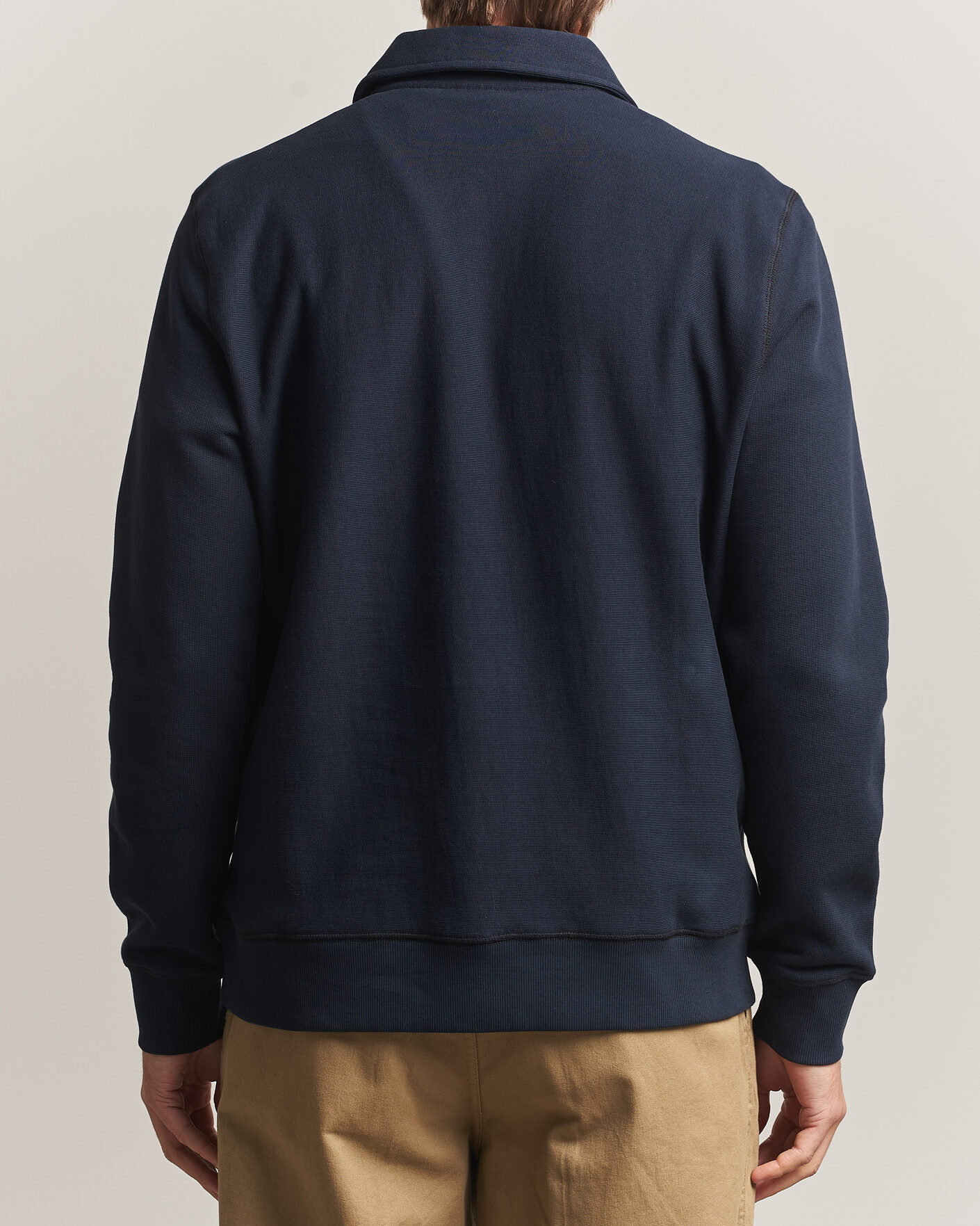 Hombres | Jerséis y prendas de punto | Morris | Winston Polo Sweatshirt Old Blue