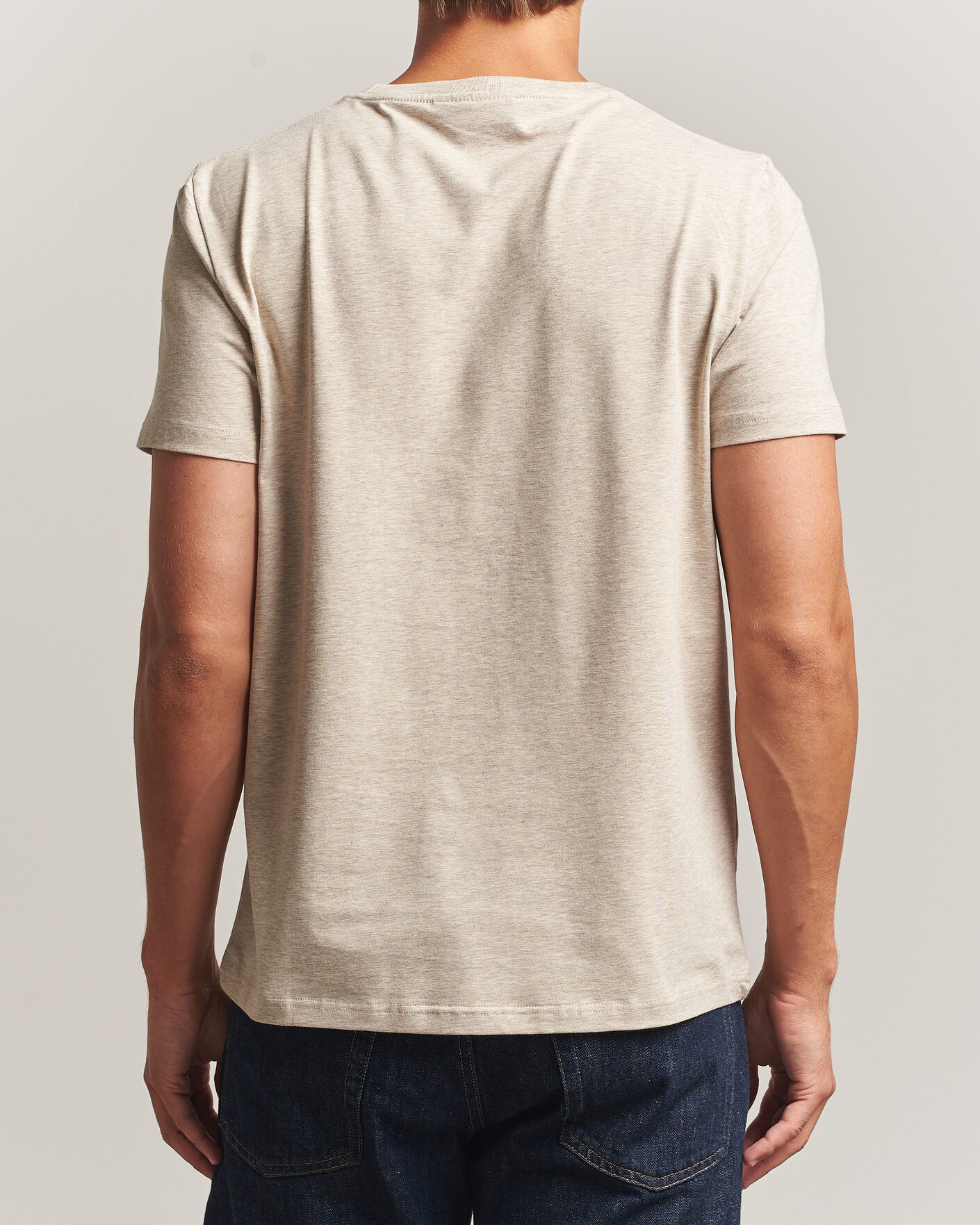 Hombres | Camisetas | Morris | James Crew Neck T-Shirt Khaki