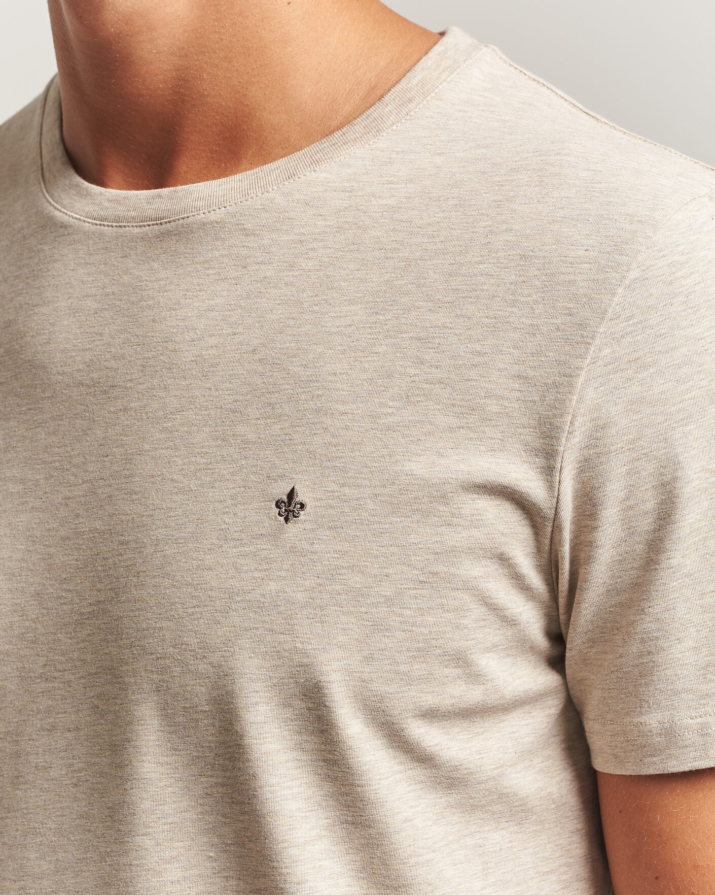 Hombres | Camisetas | Morris | James Crew Neck T-Shirt Khaki