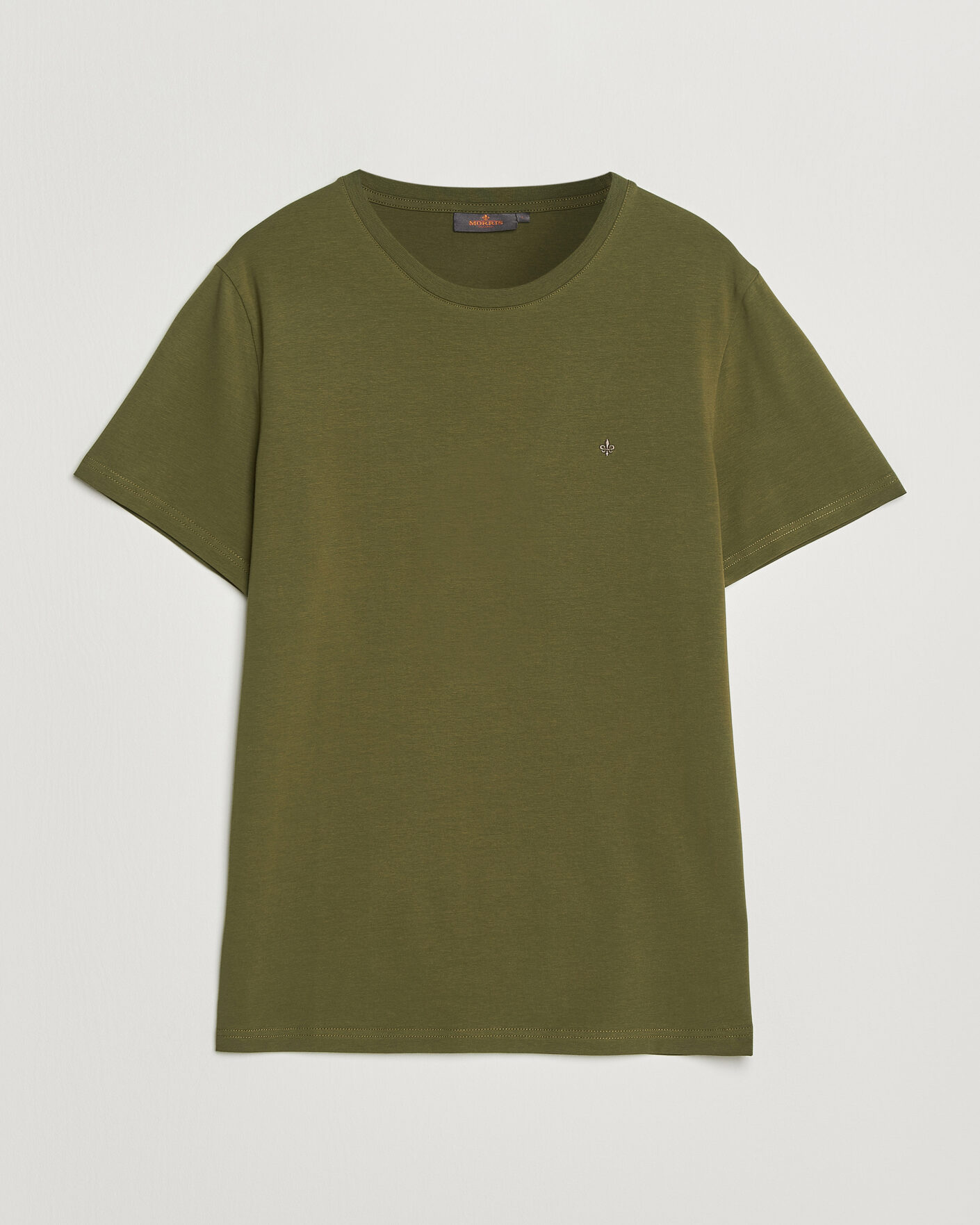 Hombres | Camisetas | Morris | James Crew Neck T-Shirt Olive