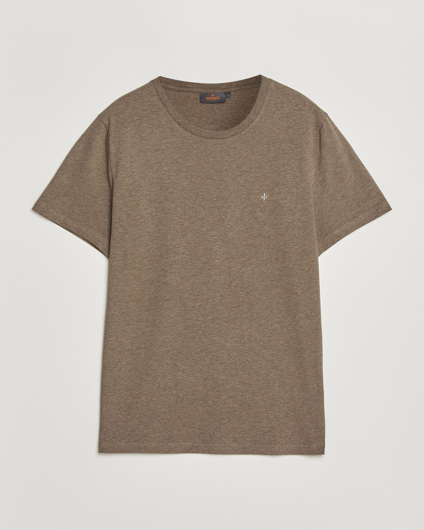 Hombres | Camisetas | Morris | James Crew Neck T-Shirt Brown