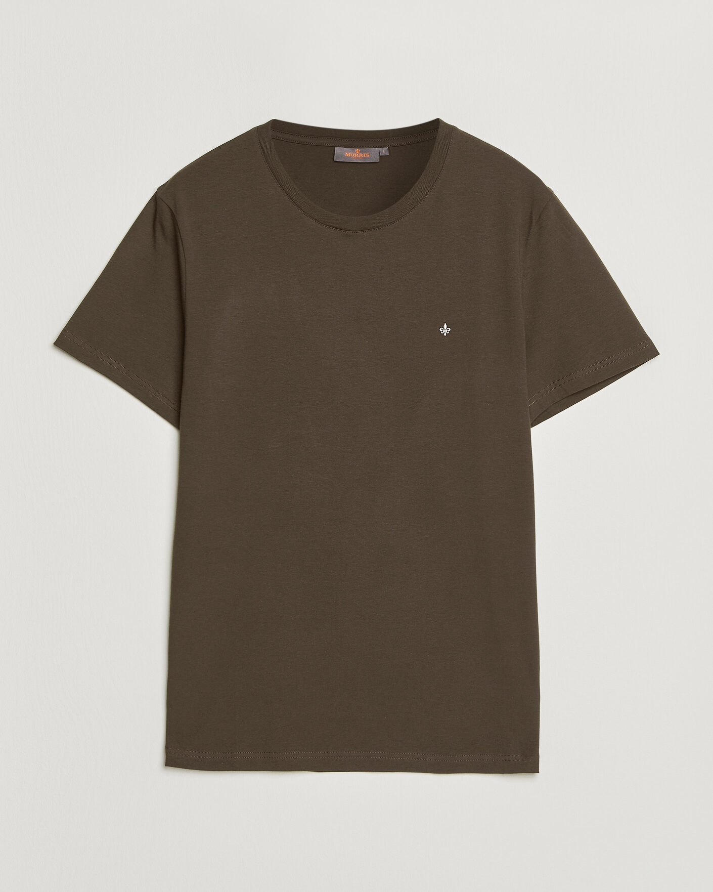 Hombres | Camisetas | Morris | James Crew Neck T-Shirt Brown