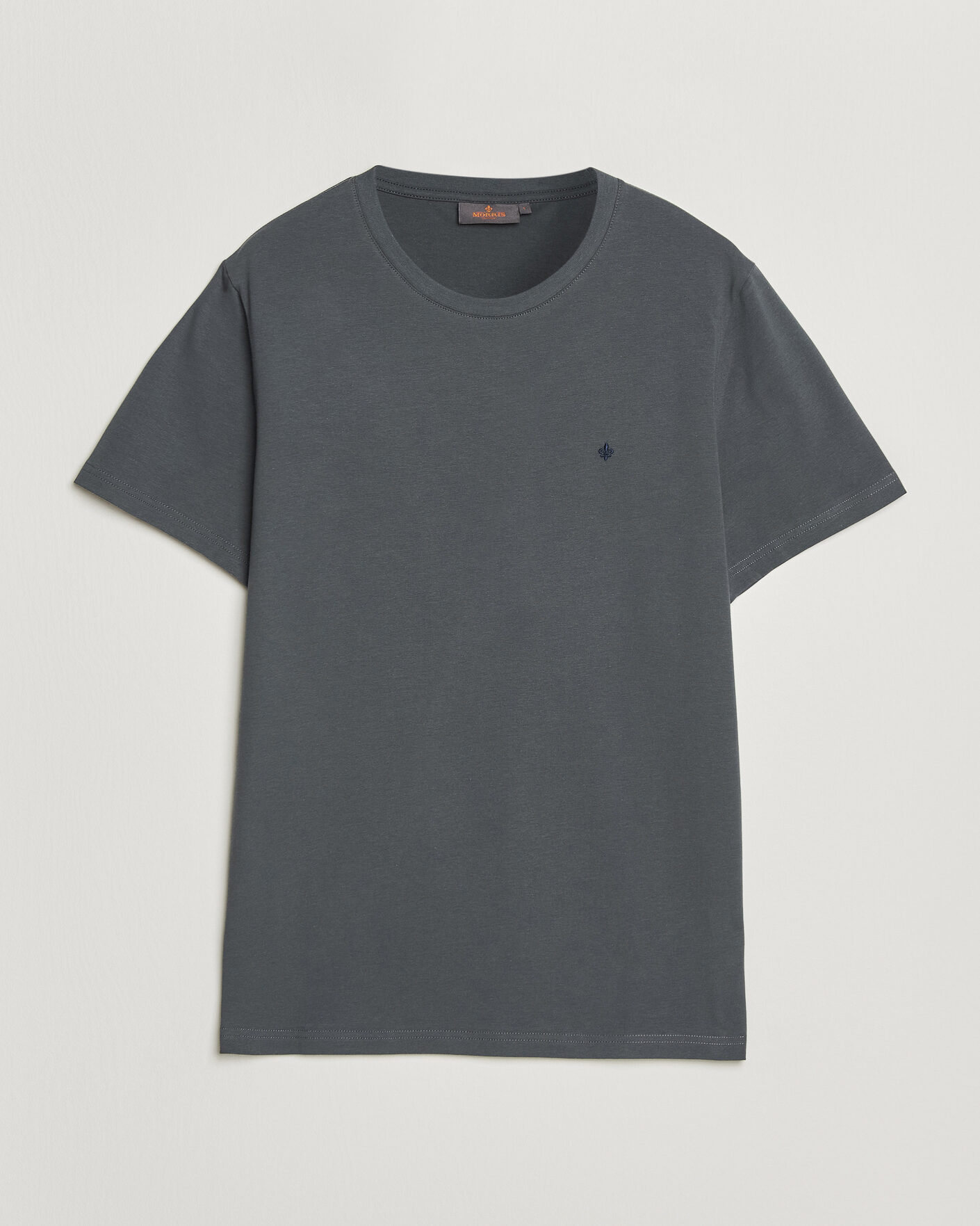 Hombres | Camisetas | Morris | James Crew Neck T-Shirt Grey