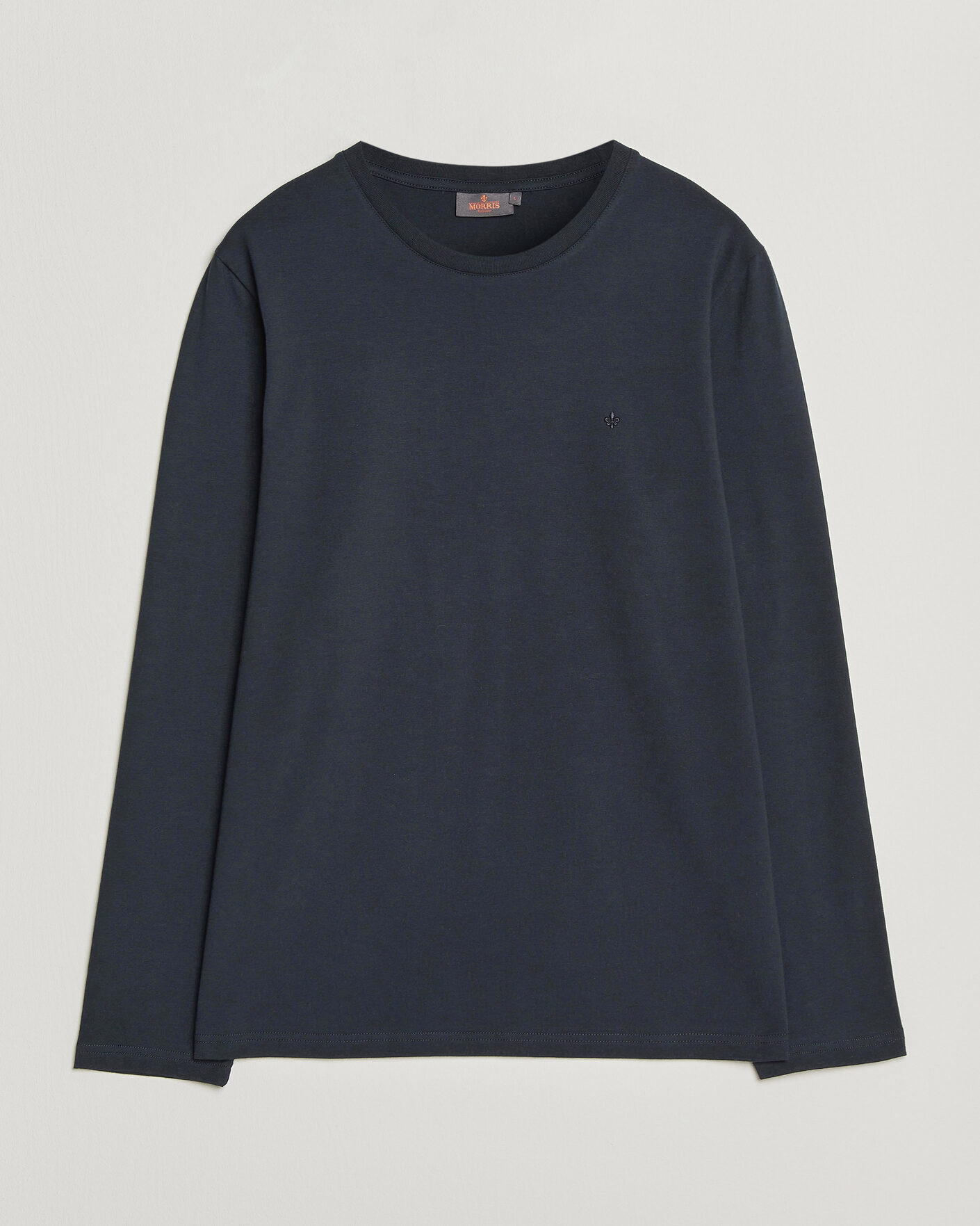 Hombres | Camisetas | Morris | James Long Sleeve T-Shirt Old Blue
