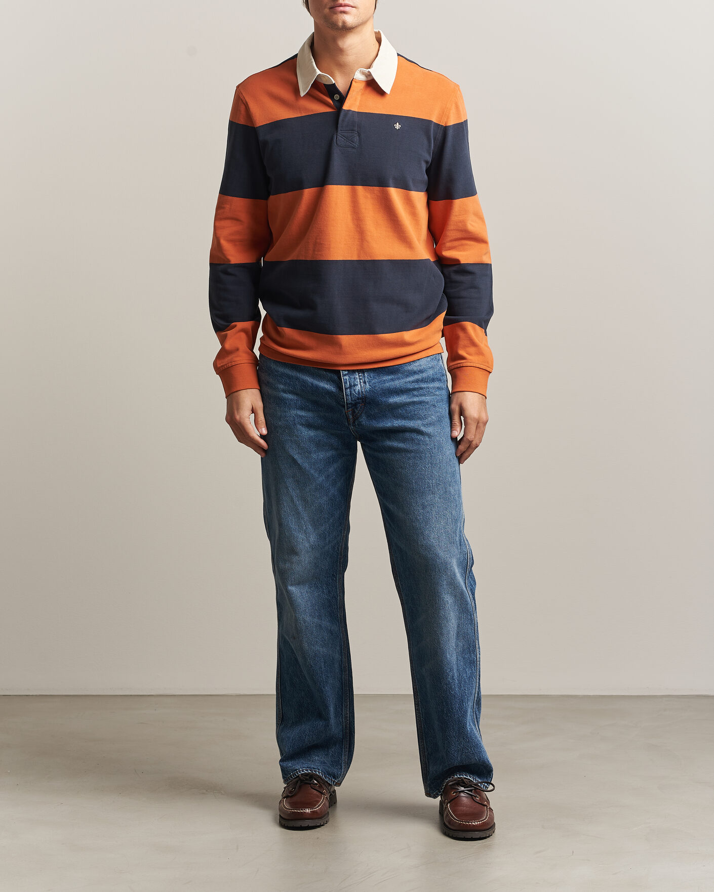 Hombres | Jerséis y prendas de punto | Morris | Graham Rugger Orange
