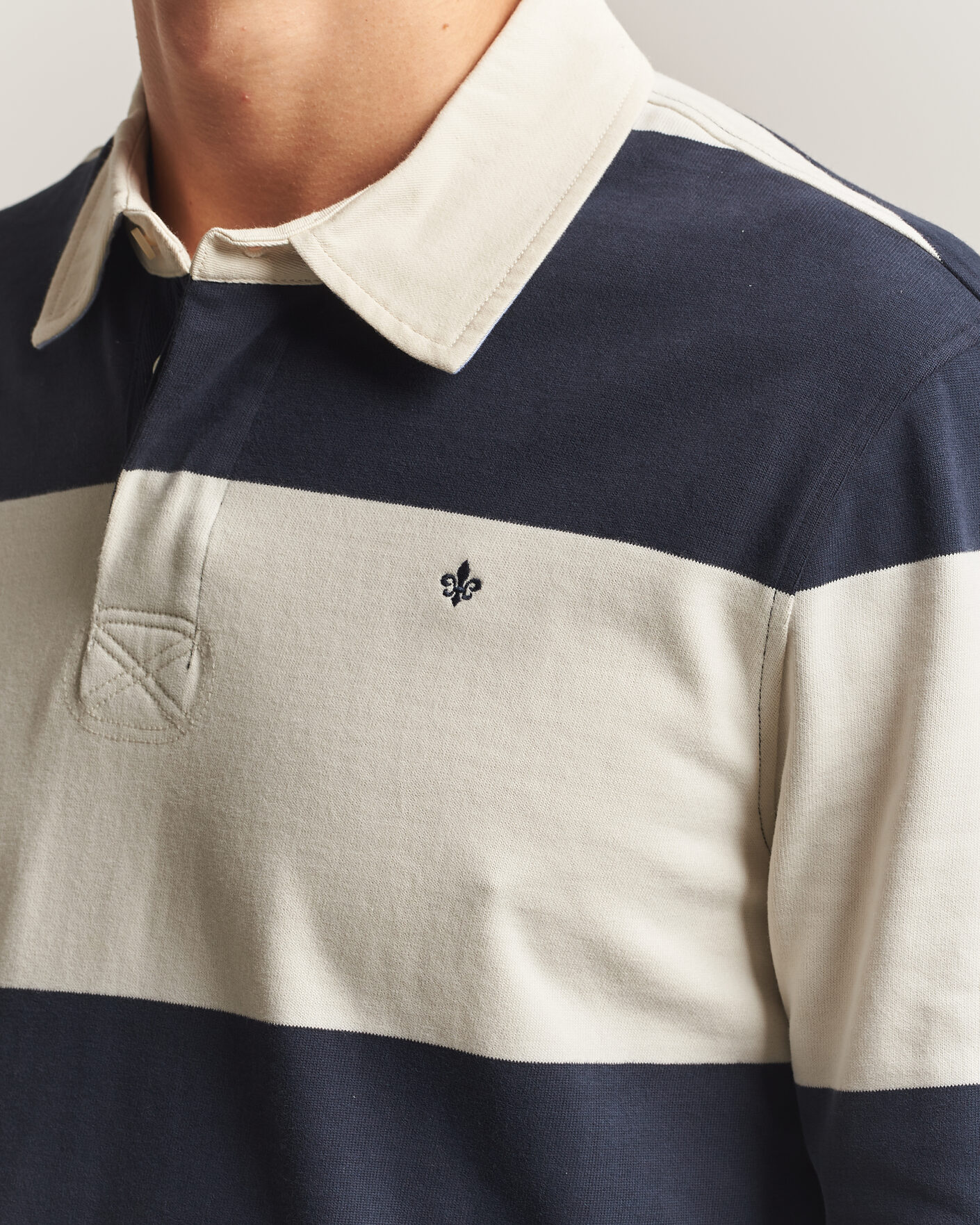 Hombres | Jerséis y prendas de punto | Morris | Graham Rugger Navy