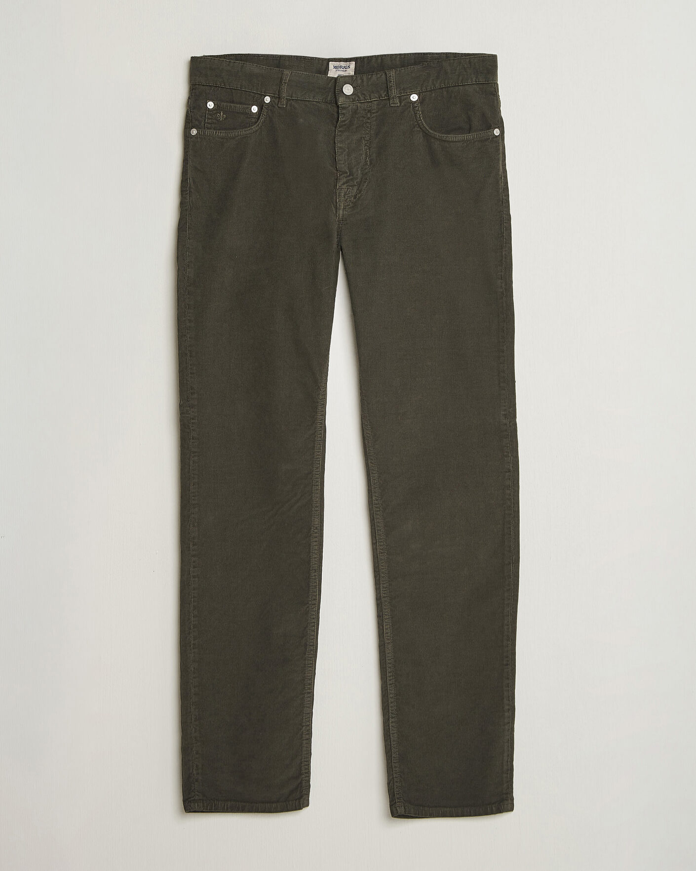 Hombres | Pantalones | Morris | James Cord 5-Pocket Pants Olive