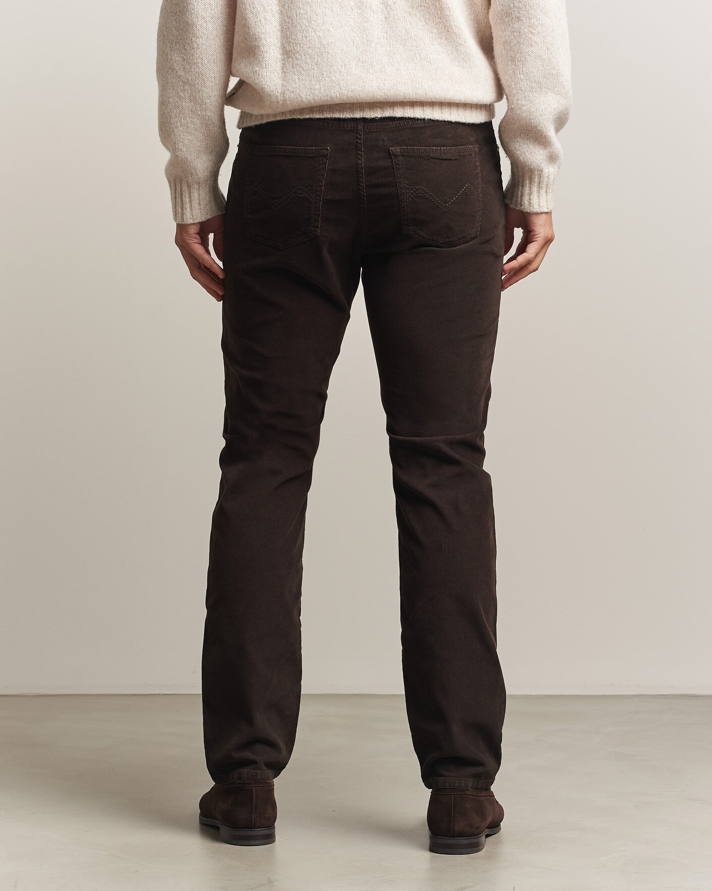 Hombres | Pantalones | Morris | James Cord 5-Pocket Pants Brown