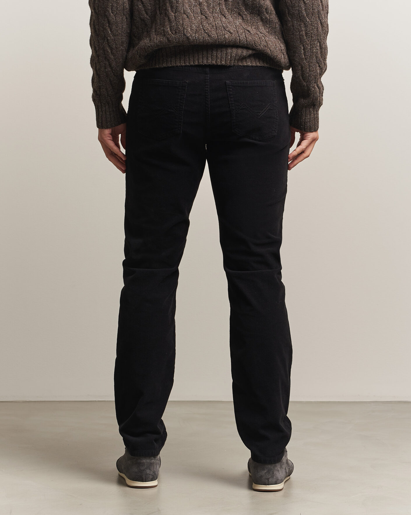 Hombres | Pantalones | Morris | James Cord 5-Pocket Pants Black
