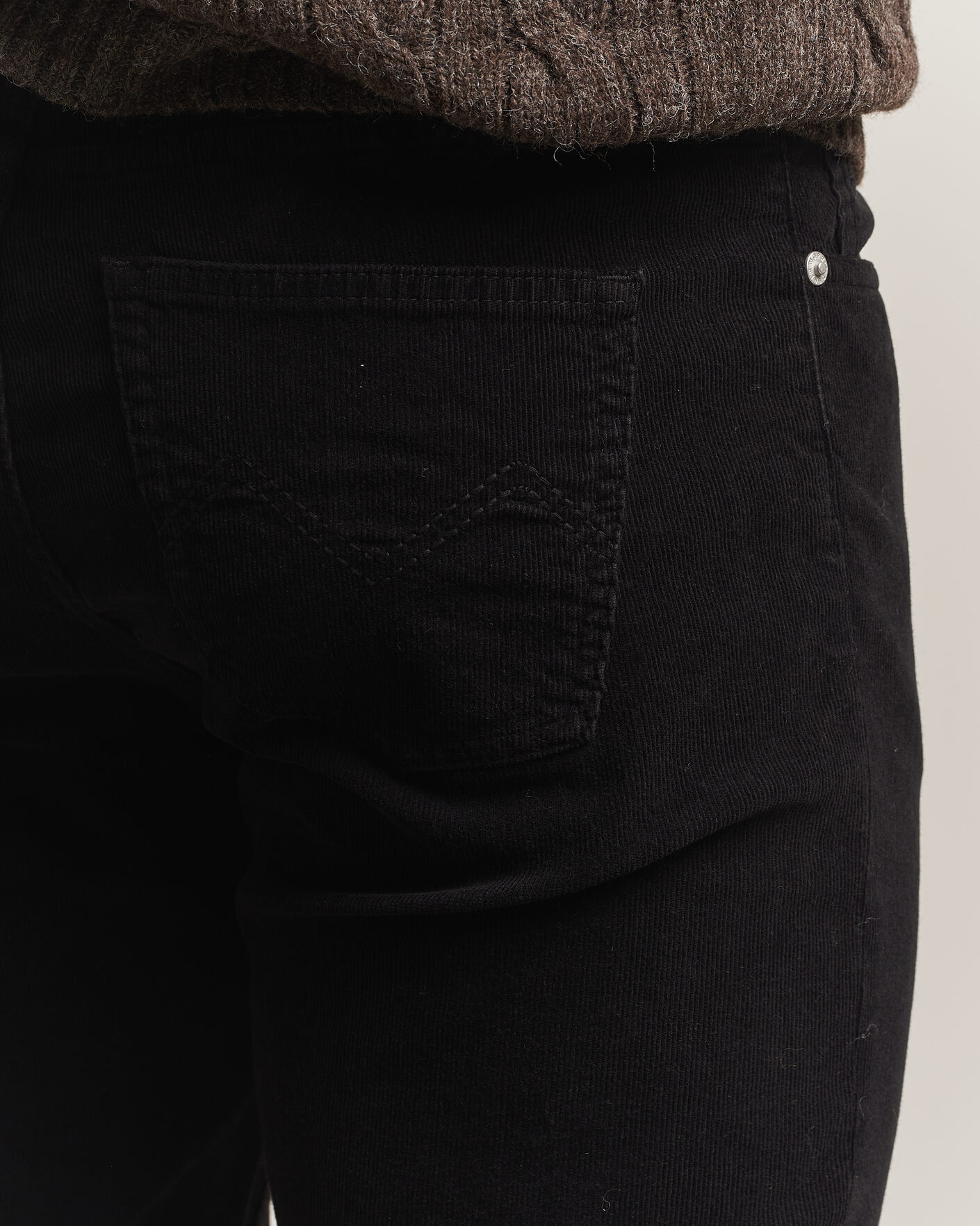 Hombres | Pantalones | Morris | James Cord 5-Pocket Pants Black
