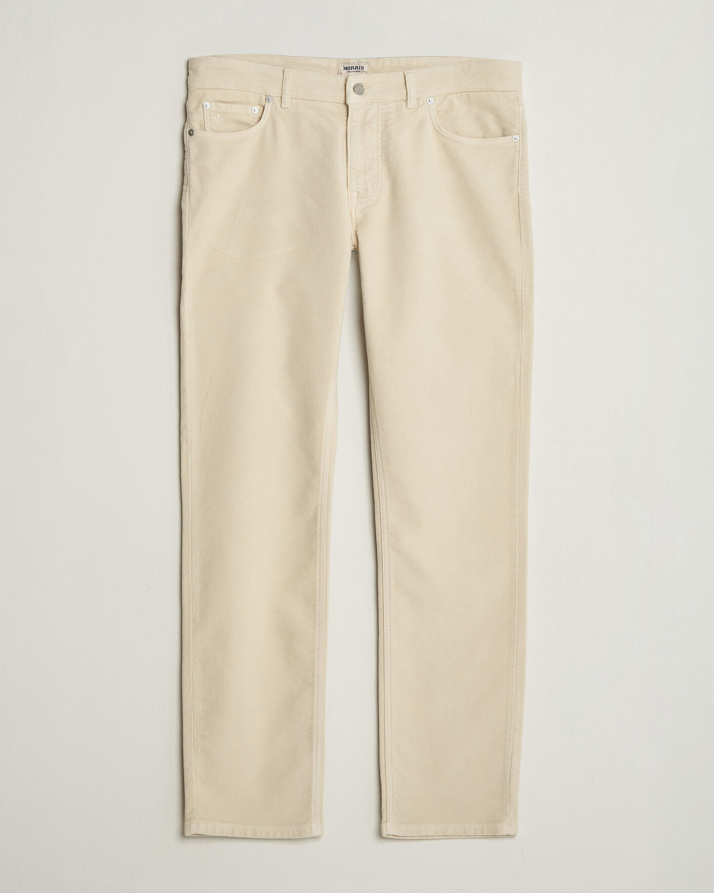 Hombres | Pantalones | Morris | James Winter Twill 5-Pocket Pants Off White