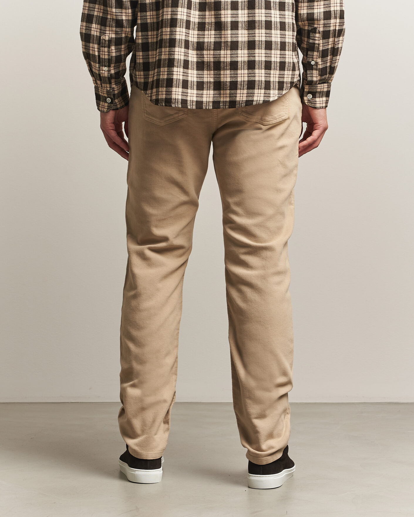 Hombres | Pantalones | Morris | James Winter Twill 5-Pocket Pants Khaki