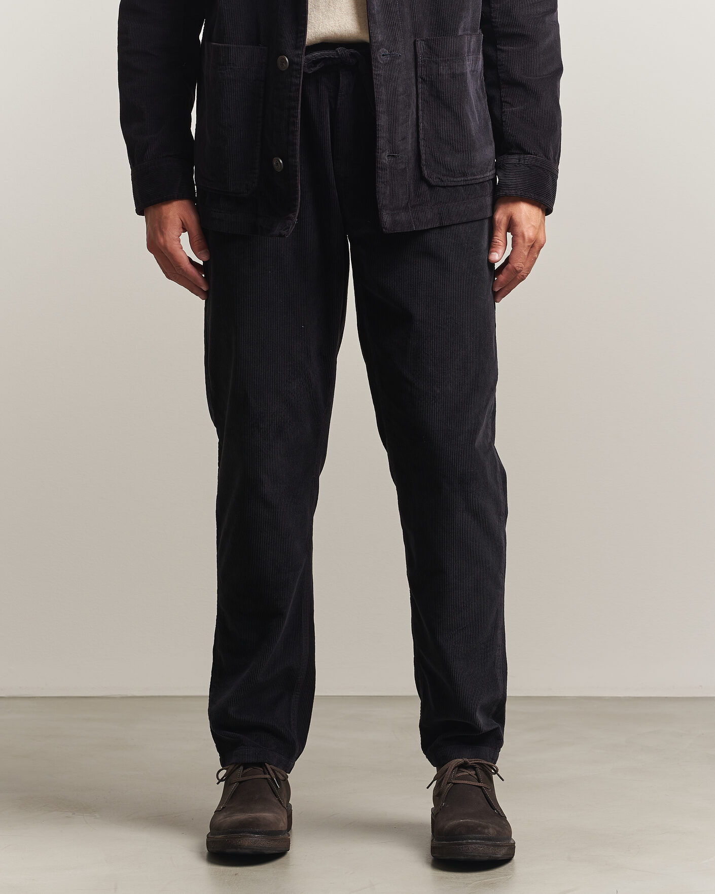 Hombres | Pantalones | Morris | Fenix Cord Trousers Blue