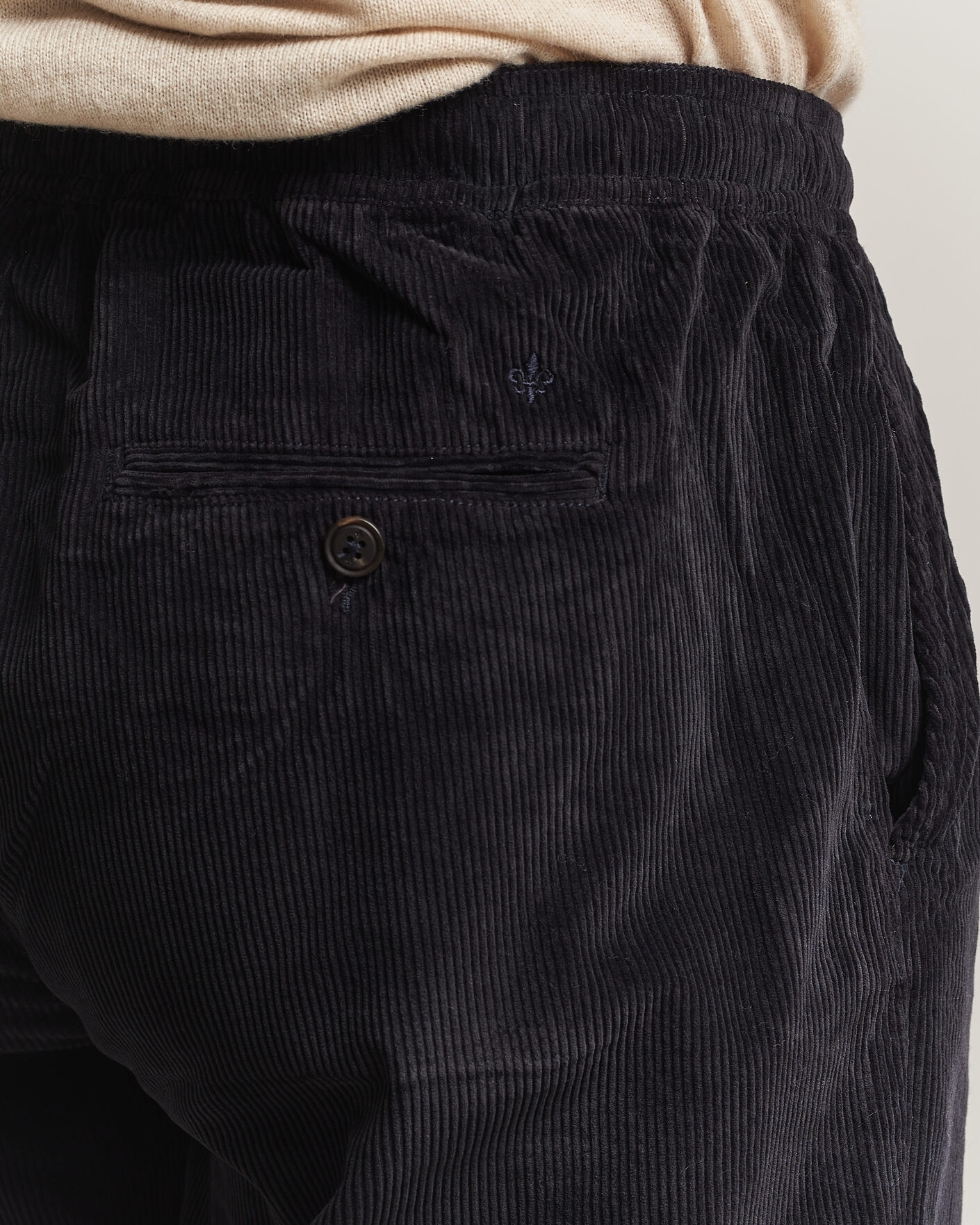 Hombres | Pantalones | Morris | Fenix Cord Trousers Blue