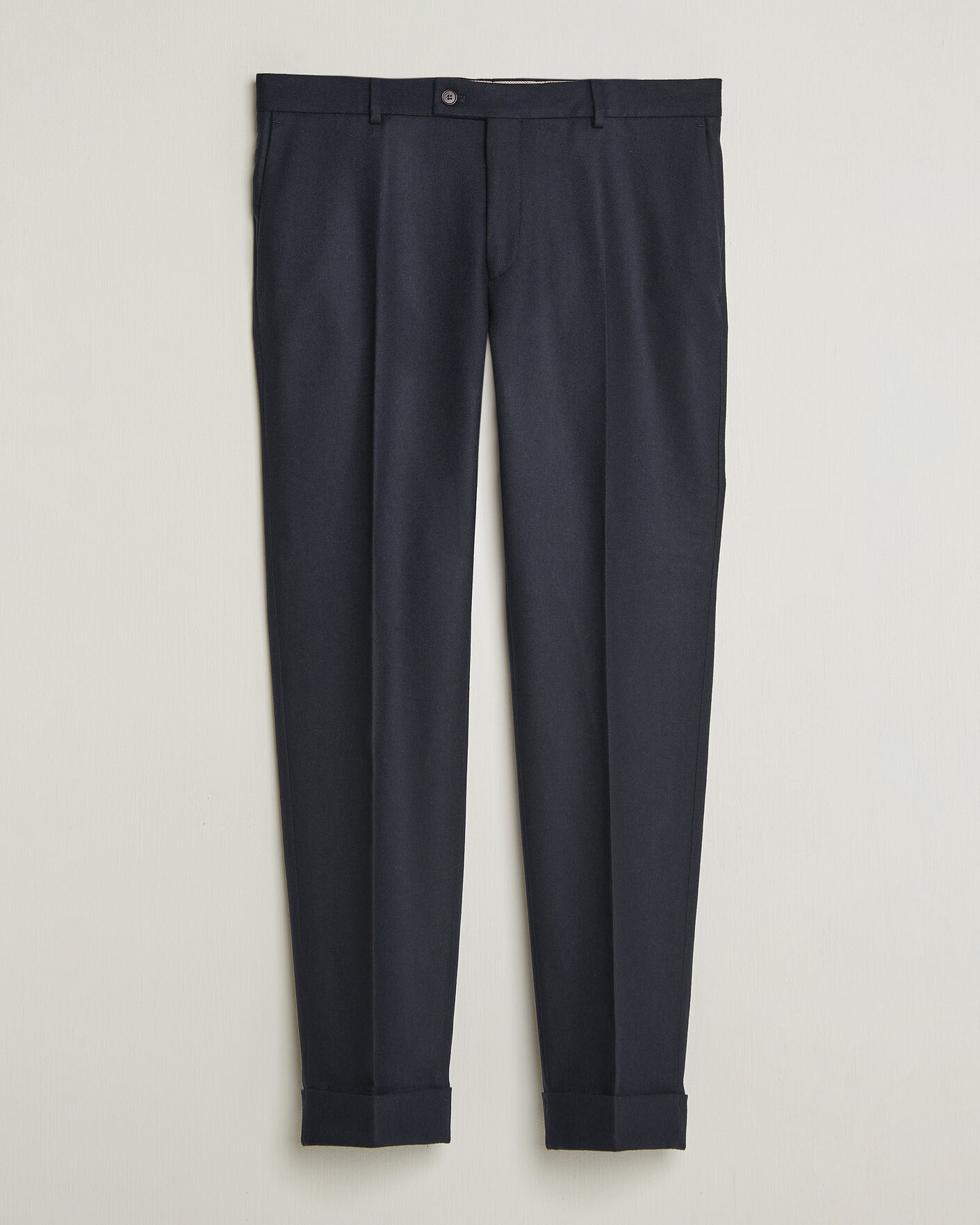 Hombres | Pantalones | Morris | Flannel Suit Trousers Navy