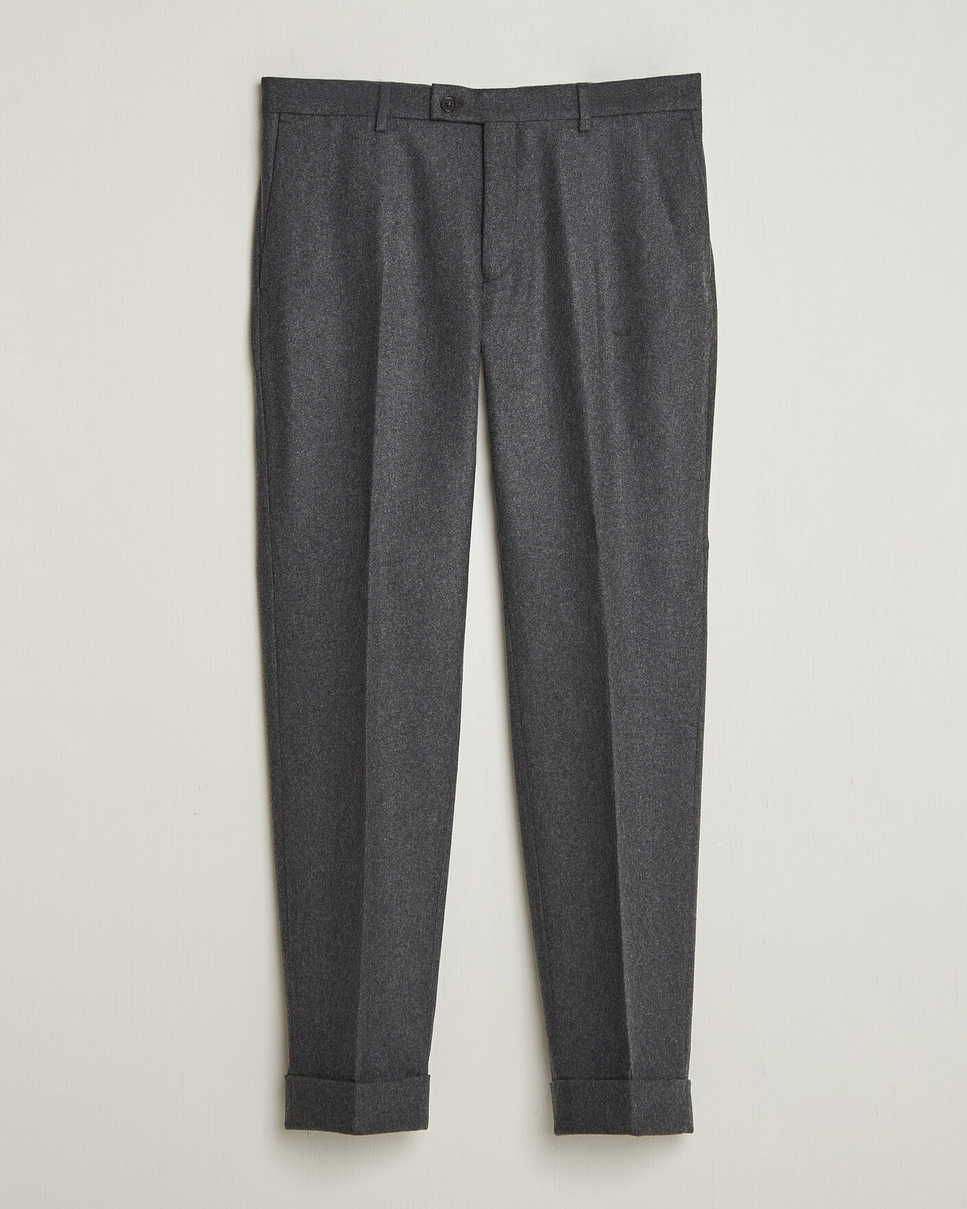 Hombres | Pantalones | Morris | Flannel Suit Trousers Grey