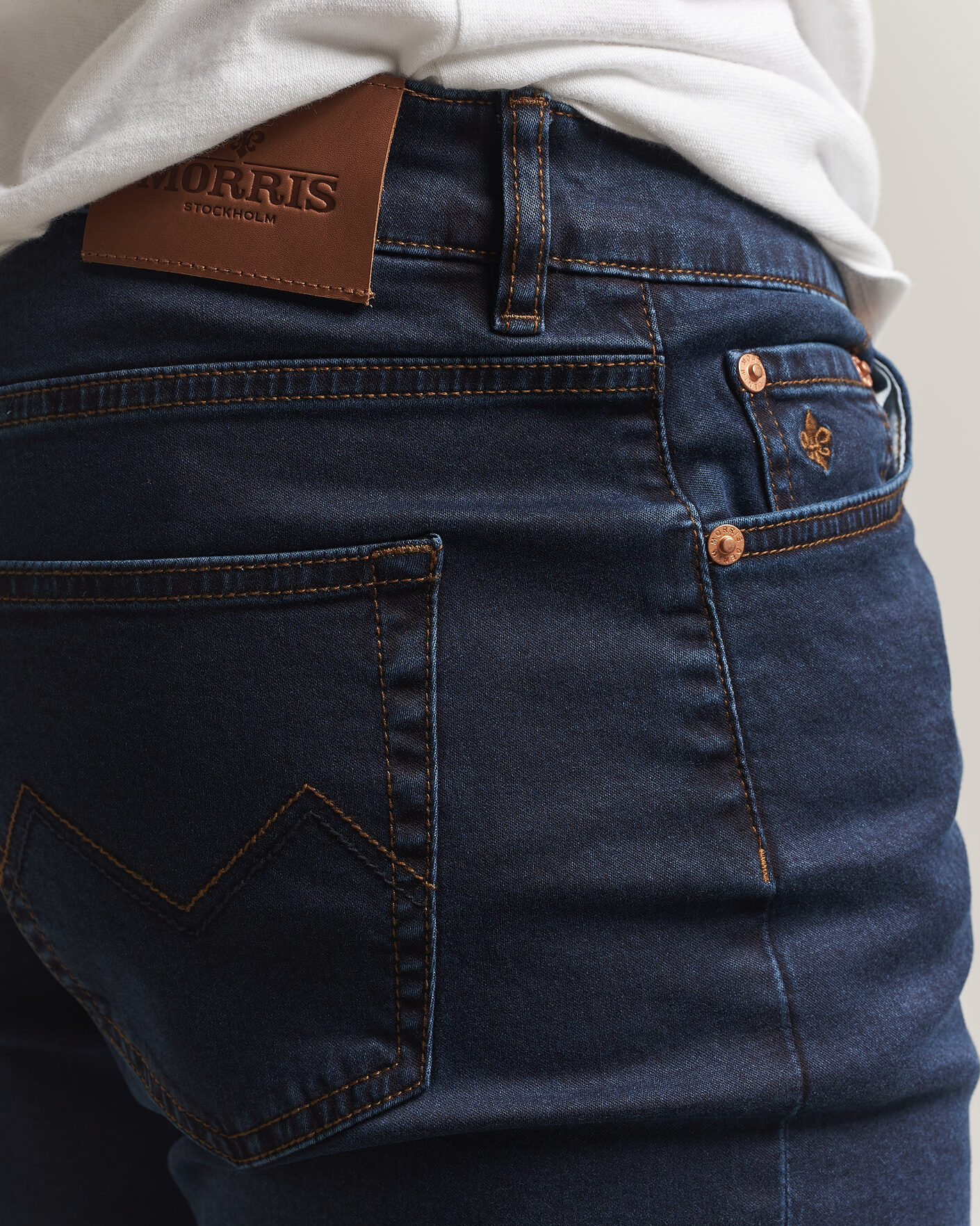 Hombres | Vaqueros | Morris | Steve Satin Jeans Rinse Wash