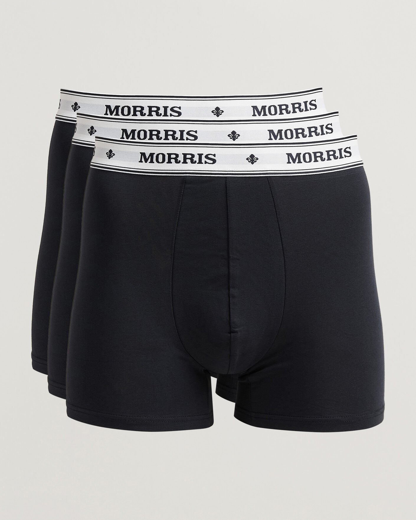 Hombres | Ropa interior y calcetines | Morris | Boxer Brief 3-Pack Old Blue